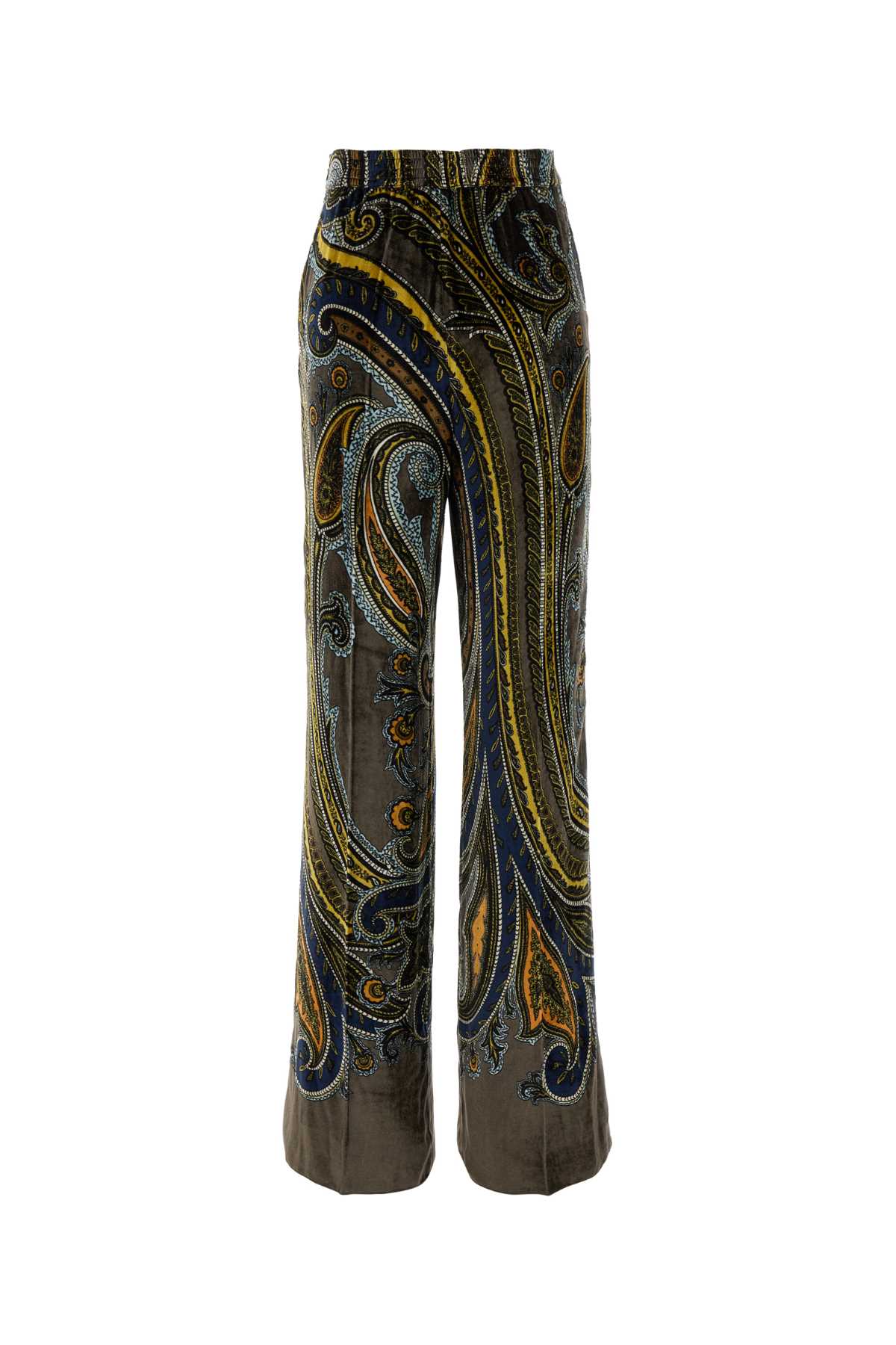 Etro Women Printed Velvet Palazzo Pant ETRO