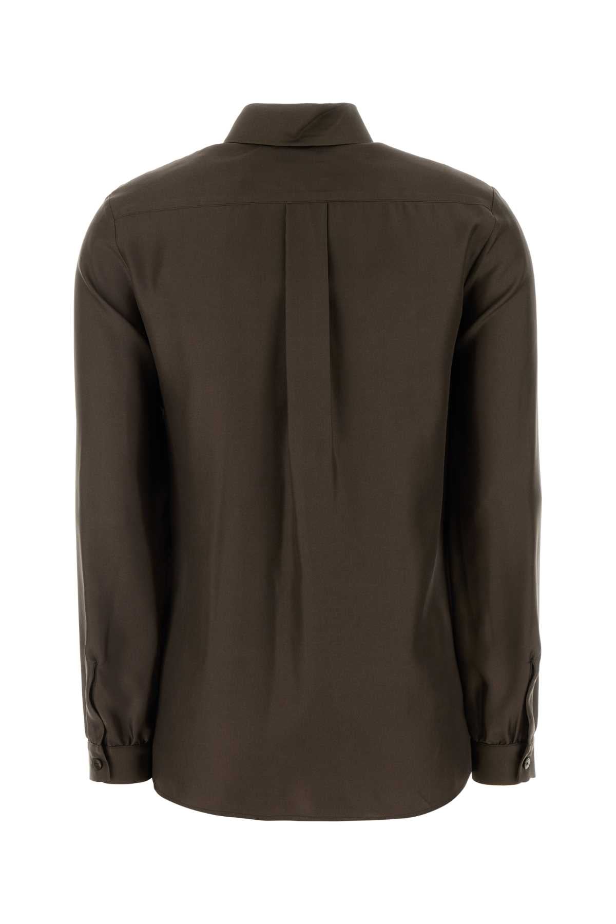 Etro Women Brown Silk Shirt ETRO