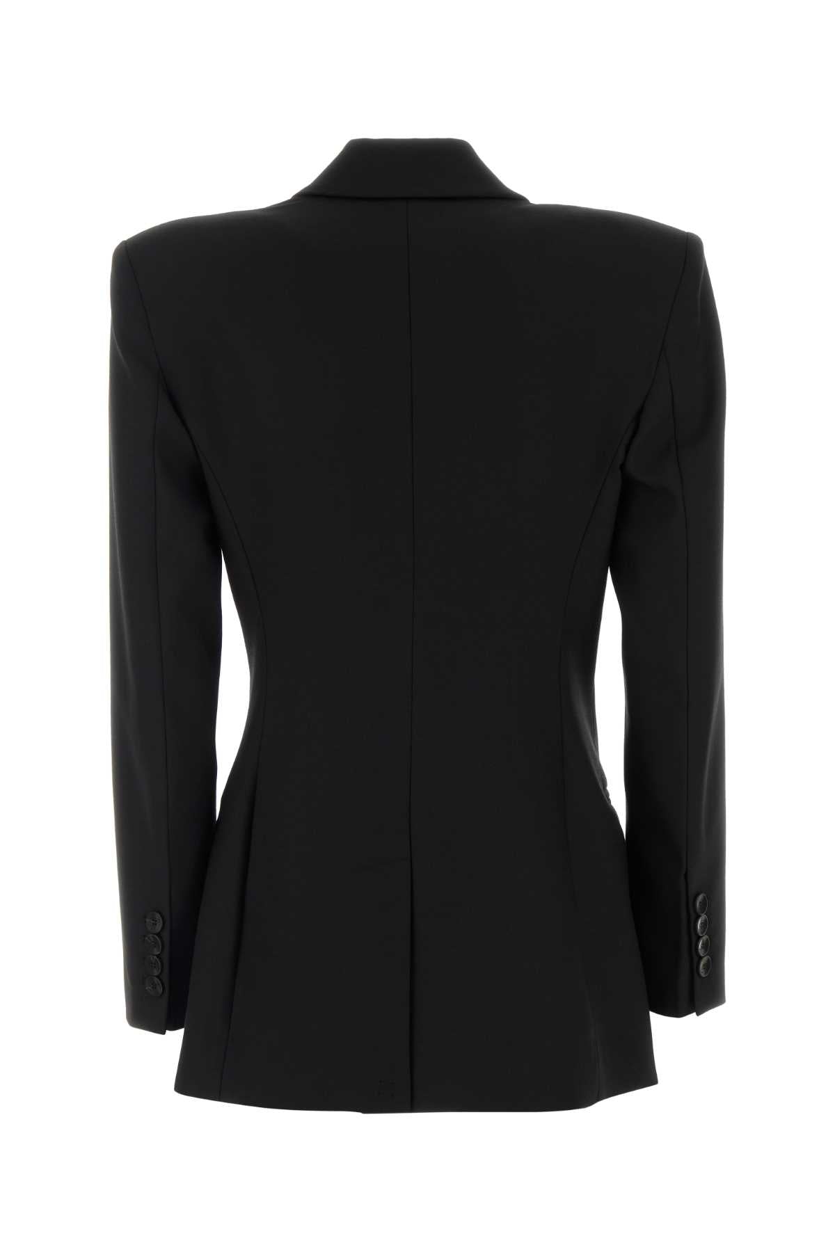 Blumarine Women Black Twill Blazer BLUMARINE