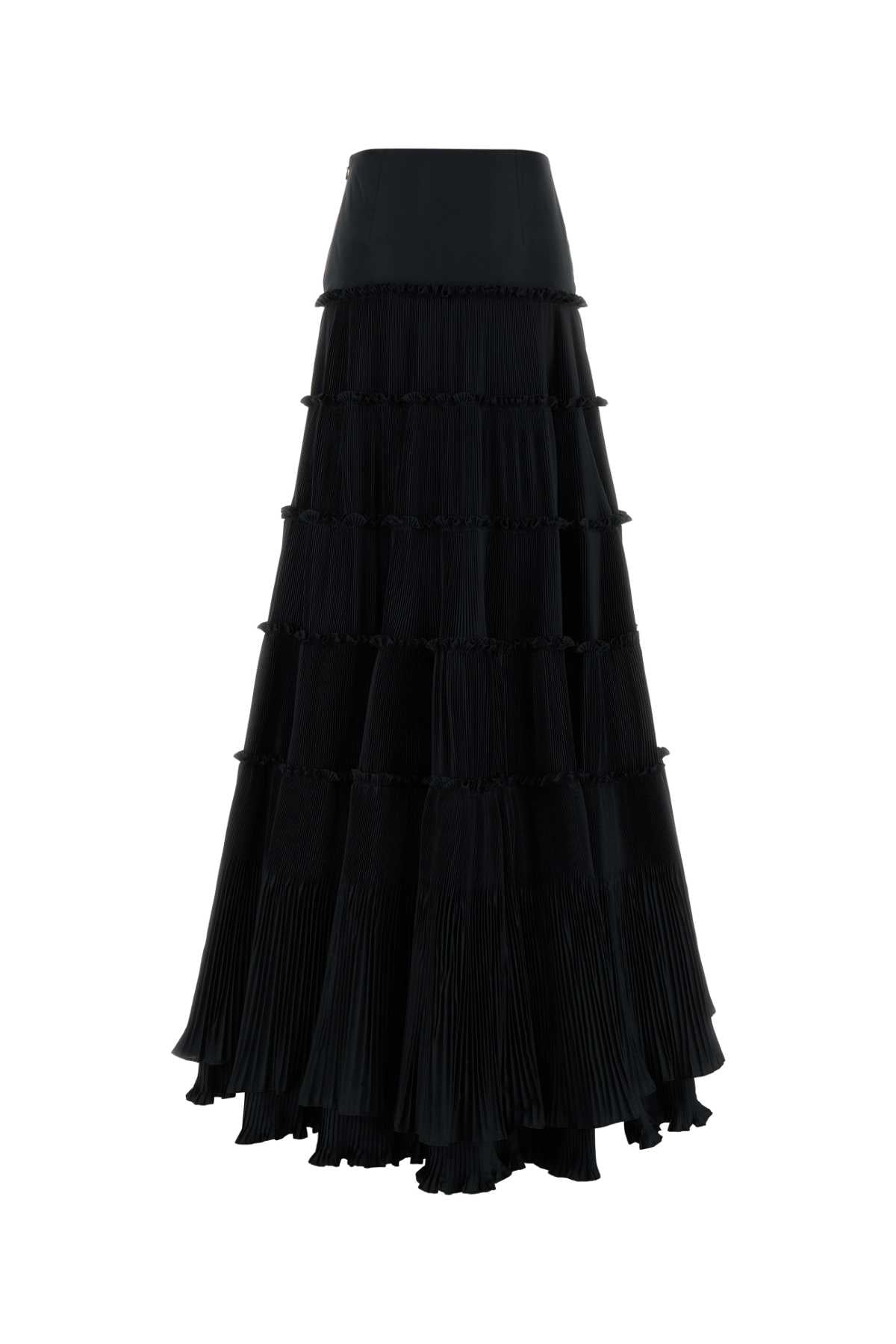 Blumarine Women Black Taffeta Skirt BLUMARINE