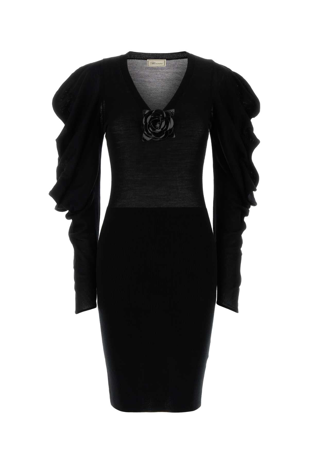 Blumarine Women Black Knit Dress BLUMARINE