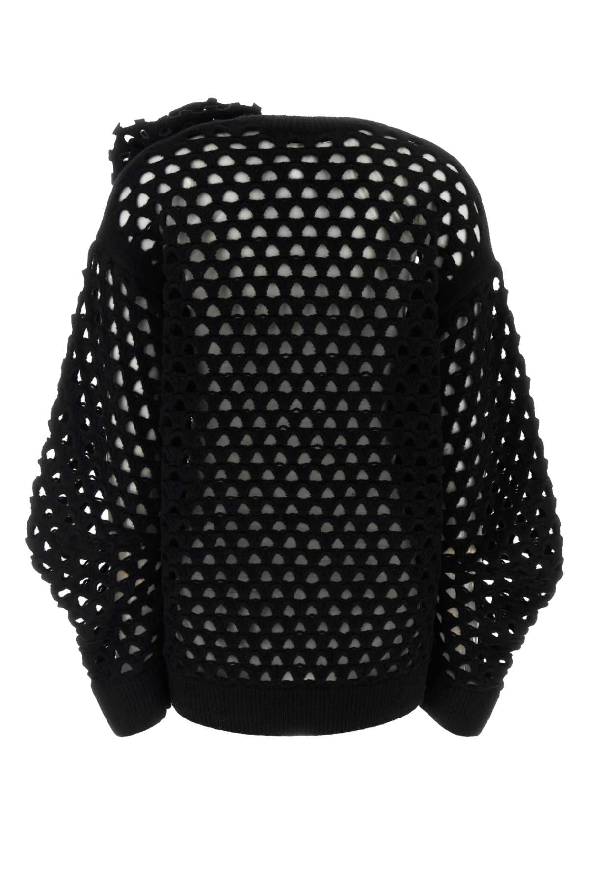 Blumarine Women Black Wool Cardigan BLUMARINE