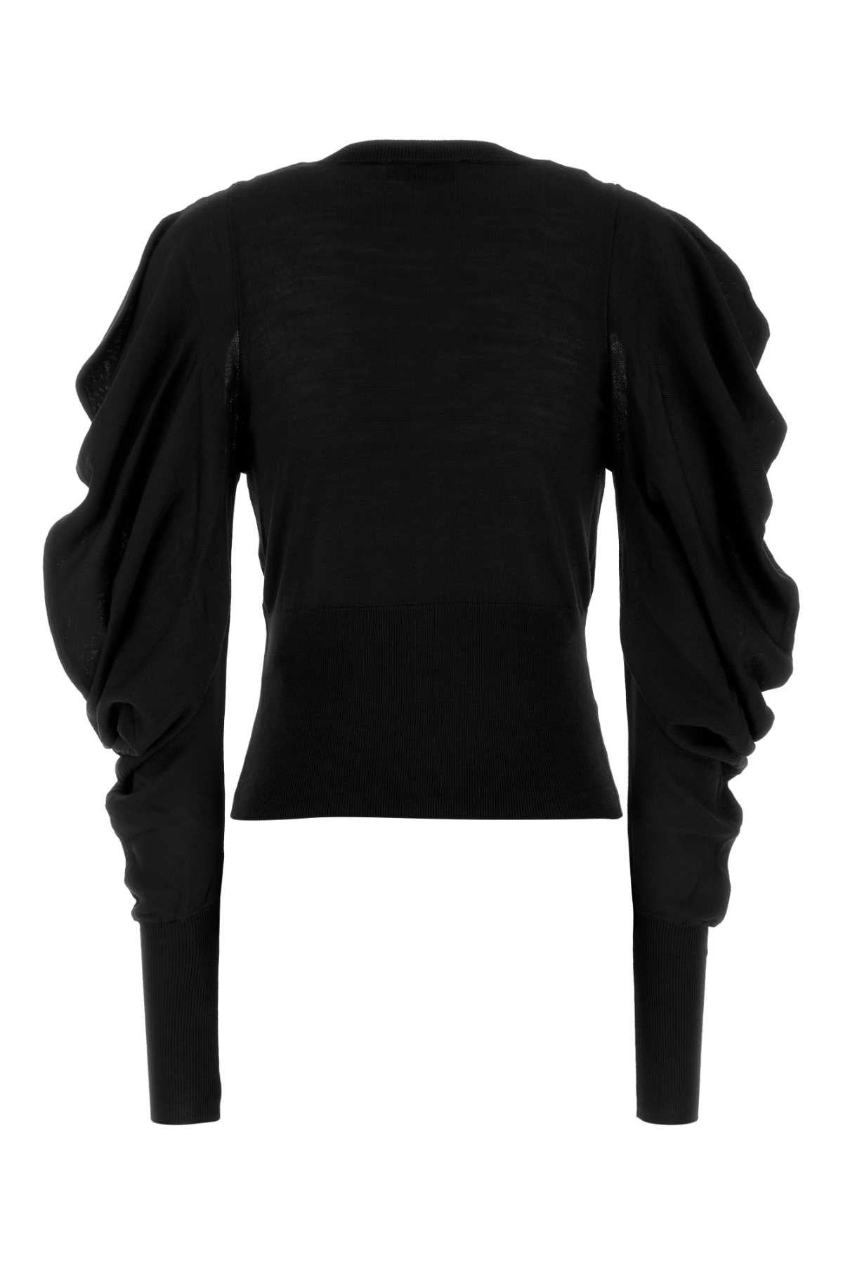 Blumarine Women Black Wool Cardigan BLUMARINE