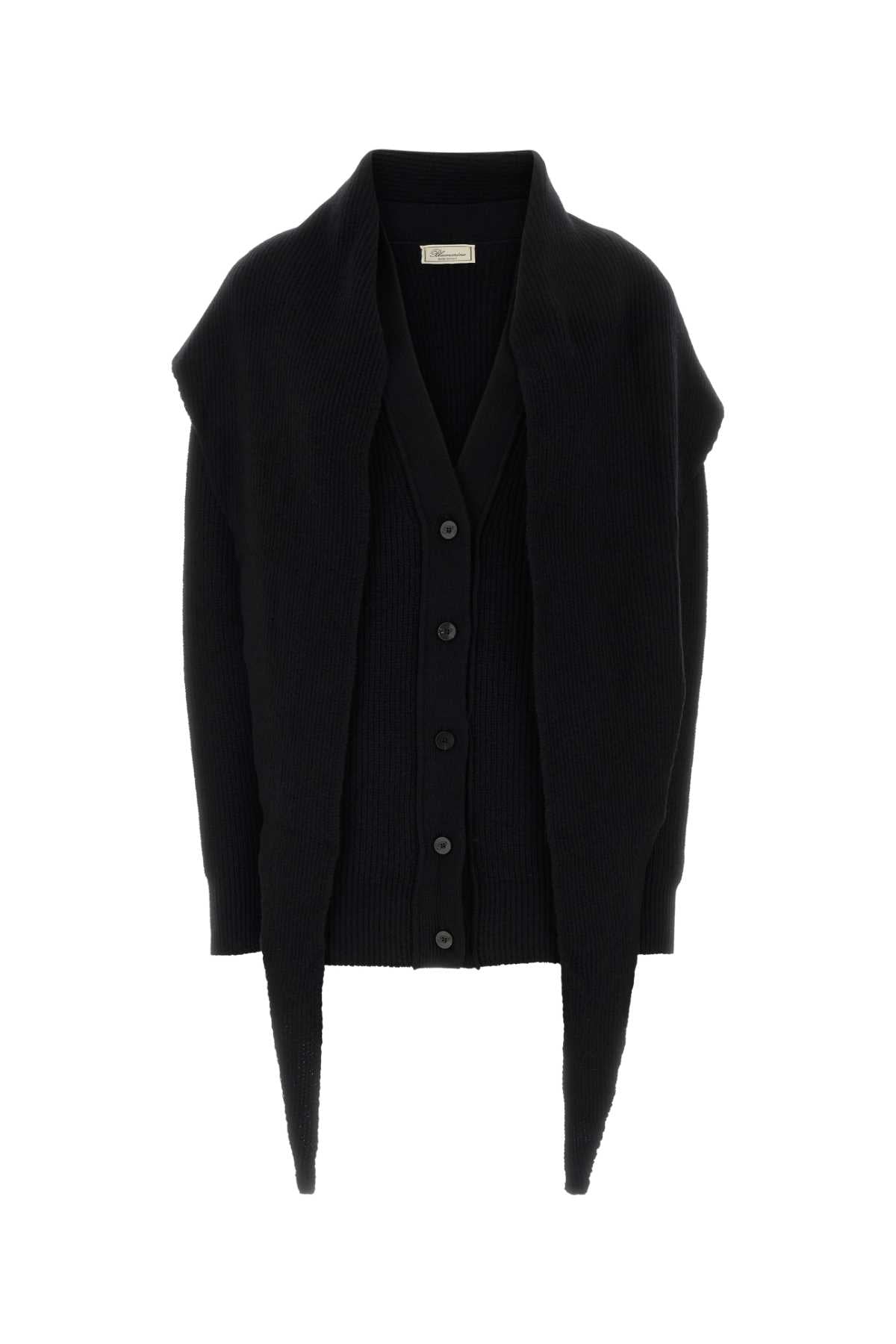 Blumarine Women Black Wool Cardigan BLUMARINE