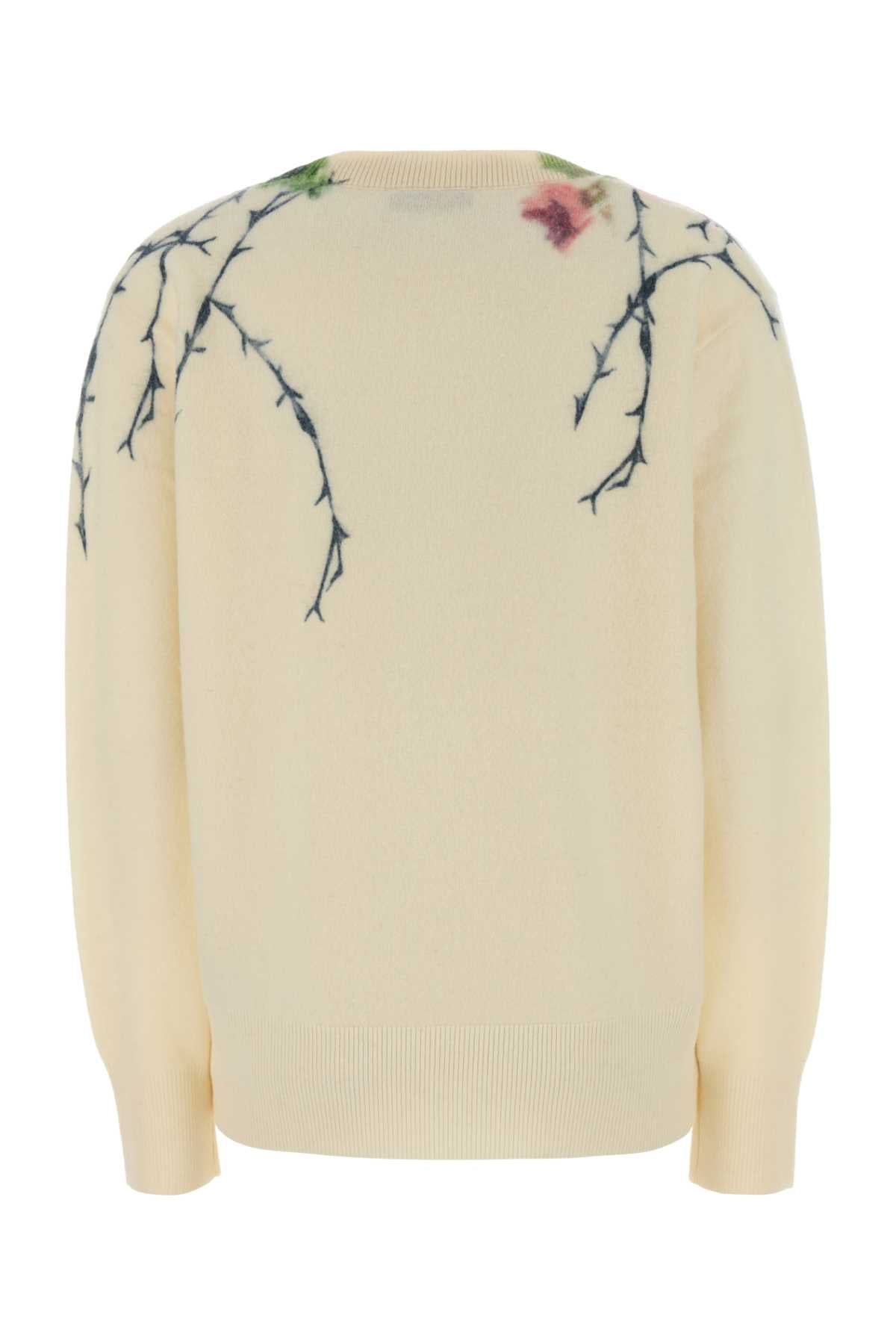 Blumarine Women Printed Wool Blend Sweater BLUMARINE
