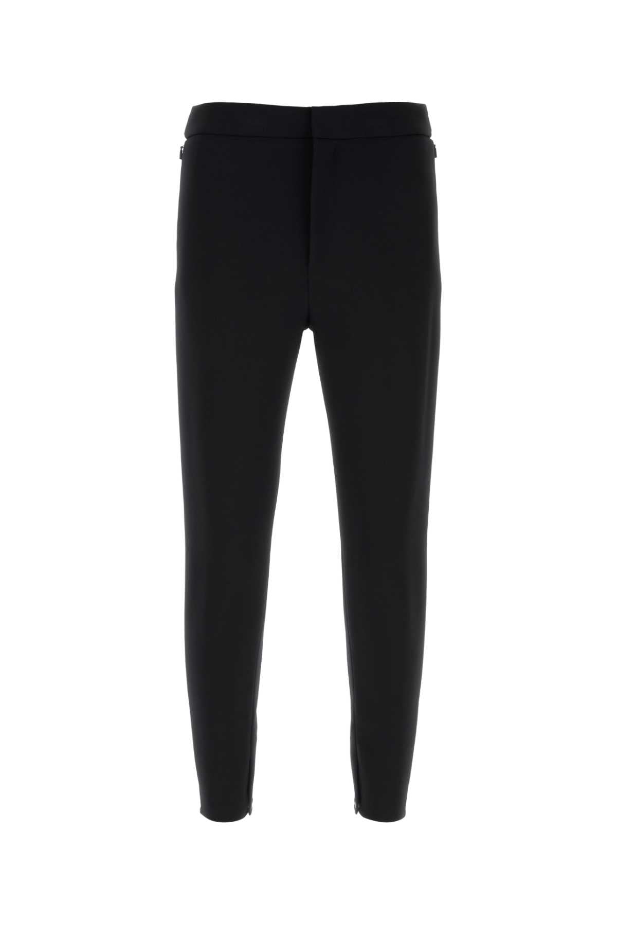 Loewe Men Black Stretch Wool Blend Pant LOEWE