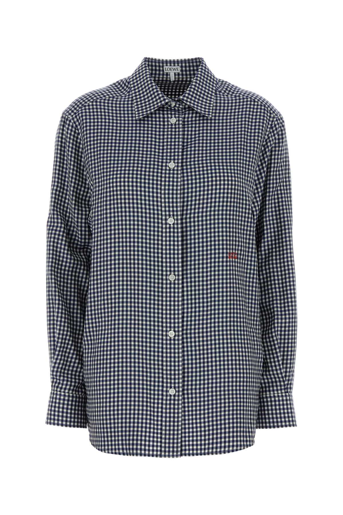 Loewe Women Embroidered Twill Shirt LOEWE