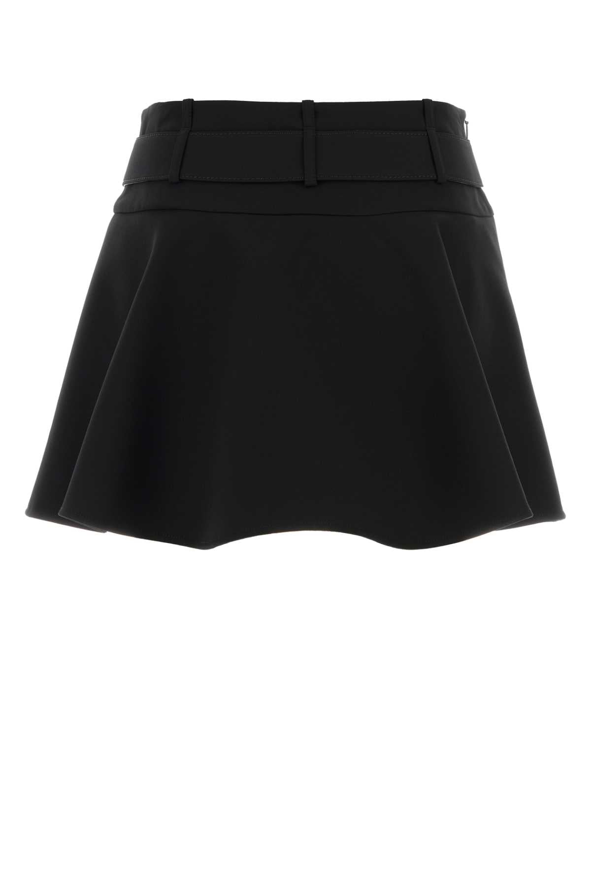 Loewe Women Black Cotton Pant-Skirt LOEWE