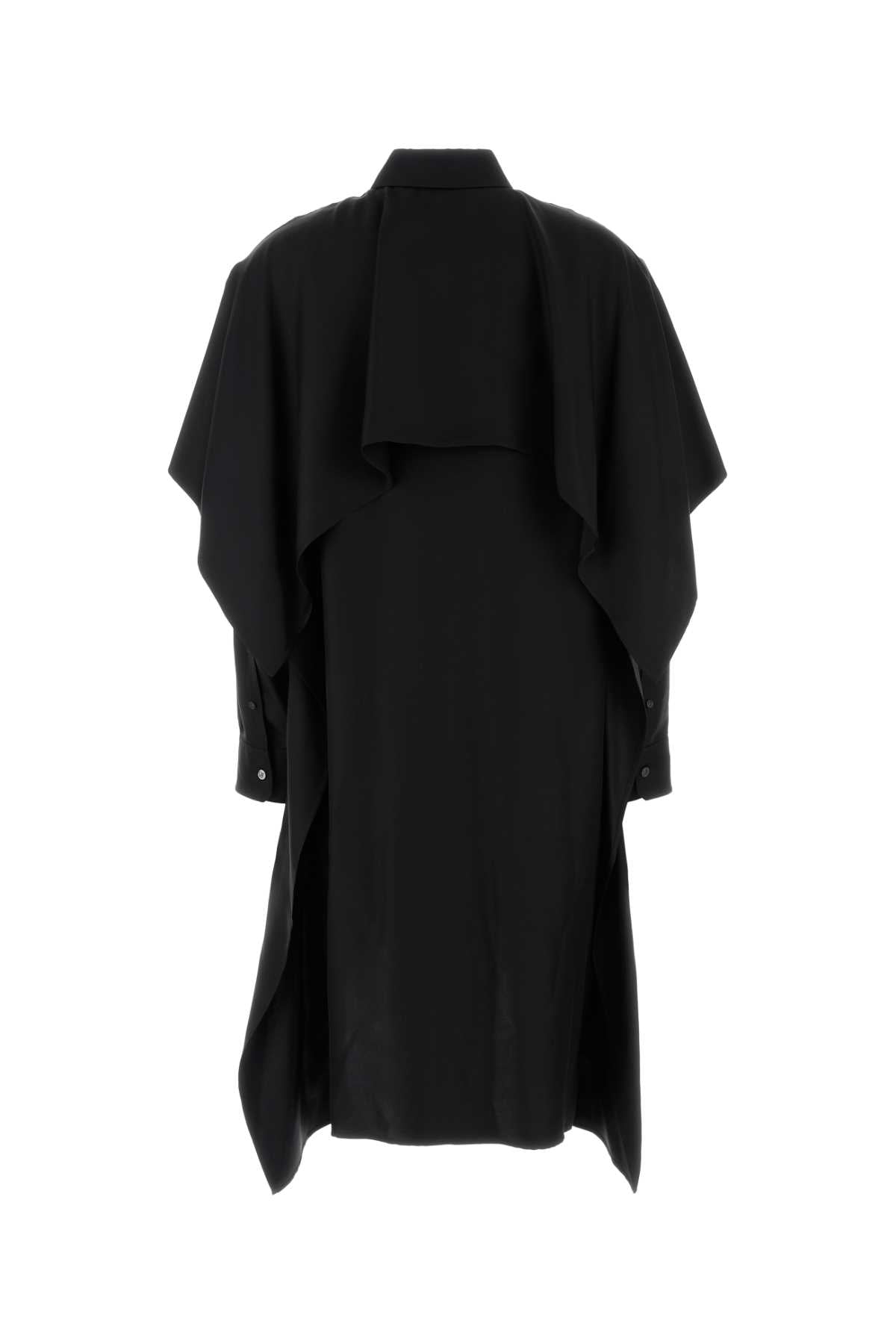 Loewe Women Black Twill Shirt Dress LOEWE