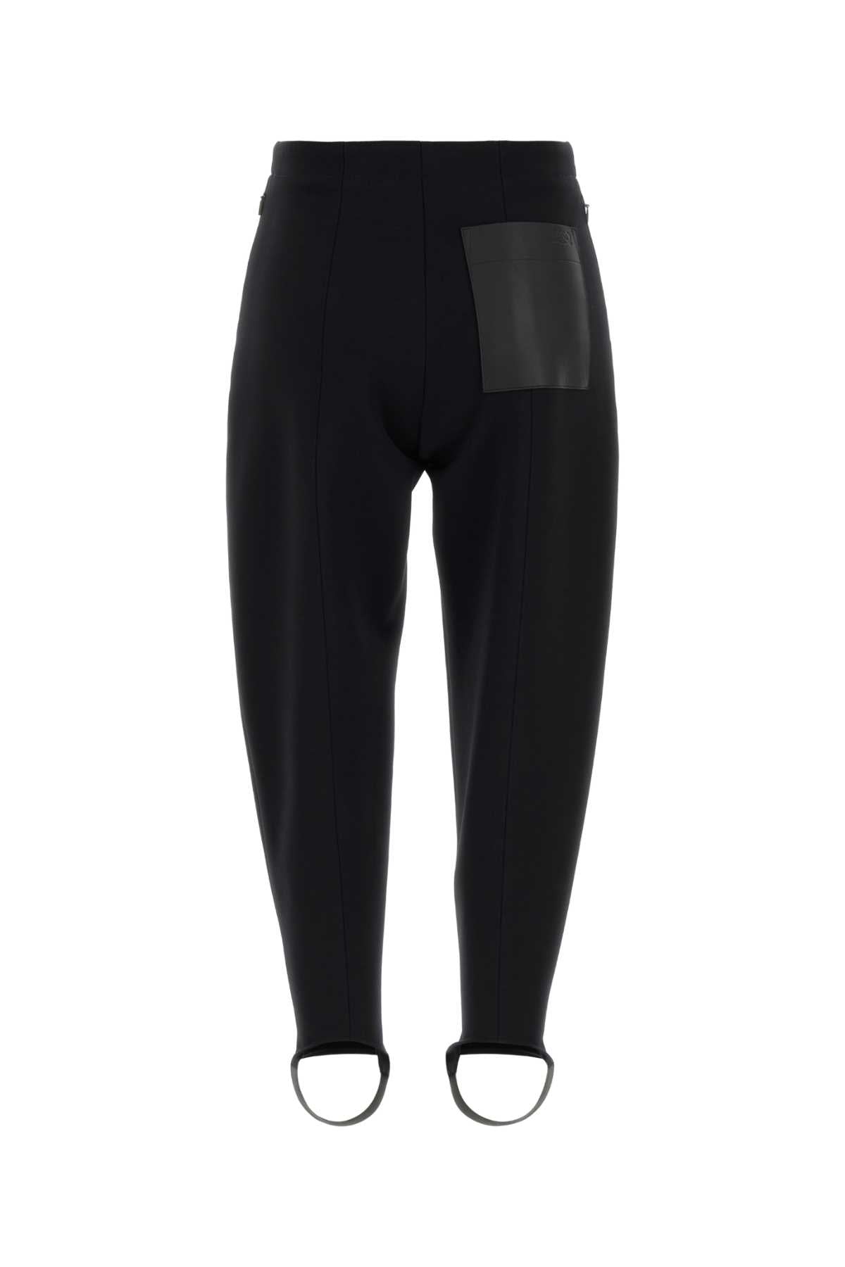 Loewe Women Black Stretch Wool Blend Pant LOEWE