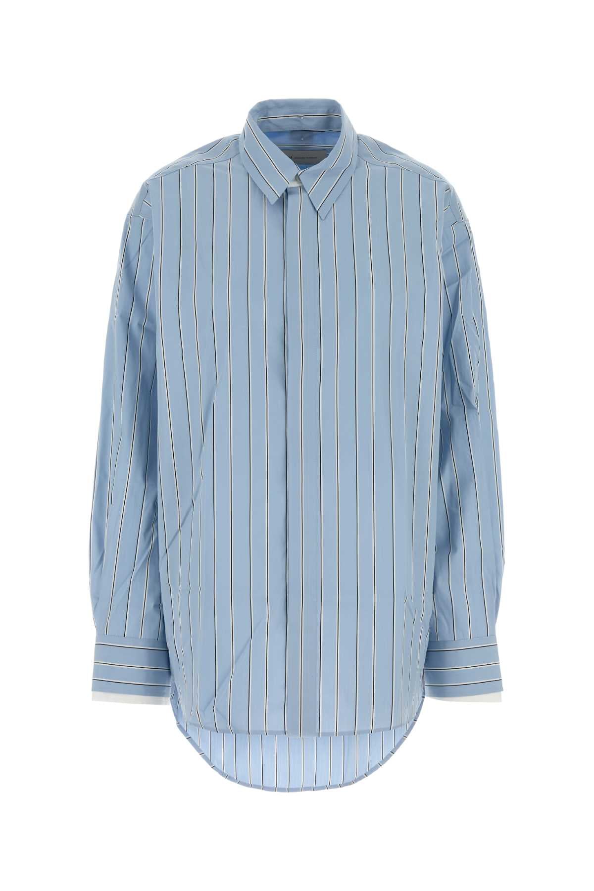 Ami Women Embroidered Poplin Oversize Shirt AMI PARIS