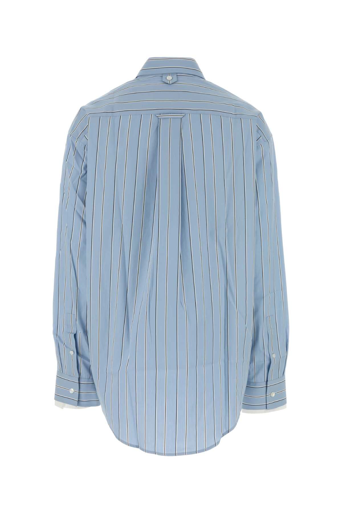 Ami Women Embroidered Poplin Oversize Shirt AMI PARIS