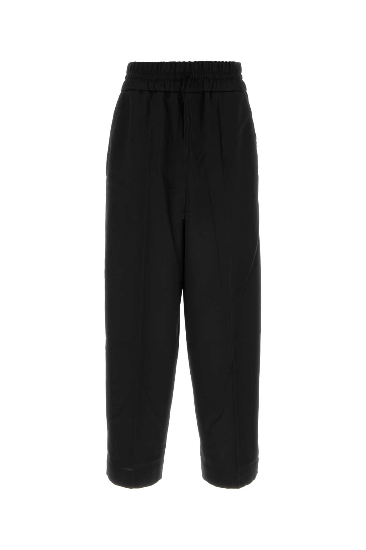 Ami Men Black Wool Pant AMI PARIS