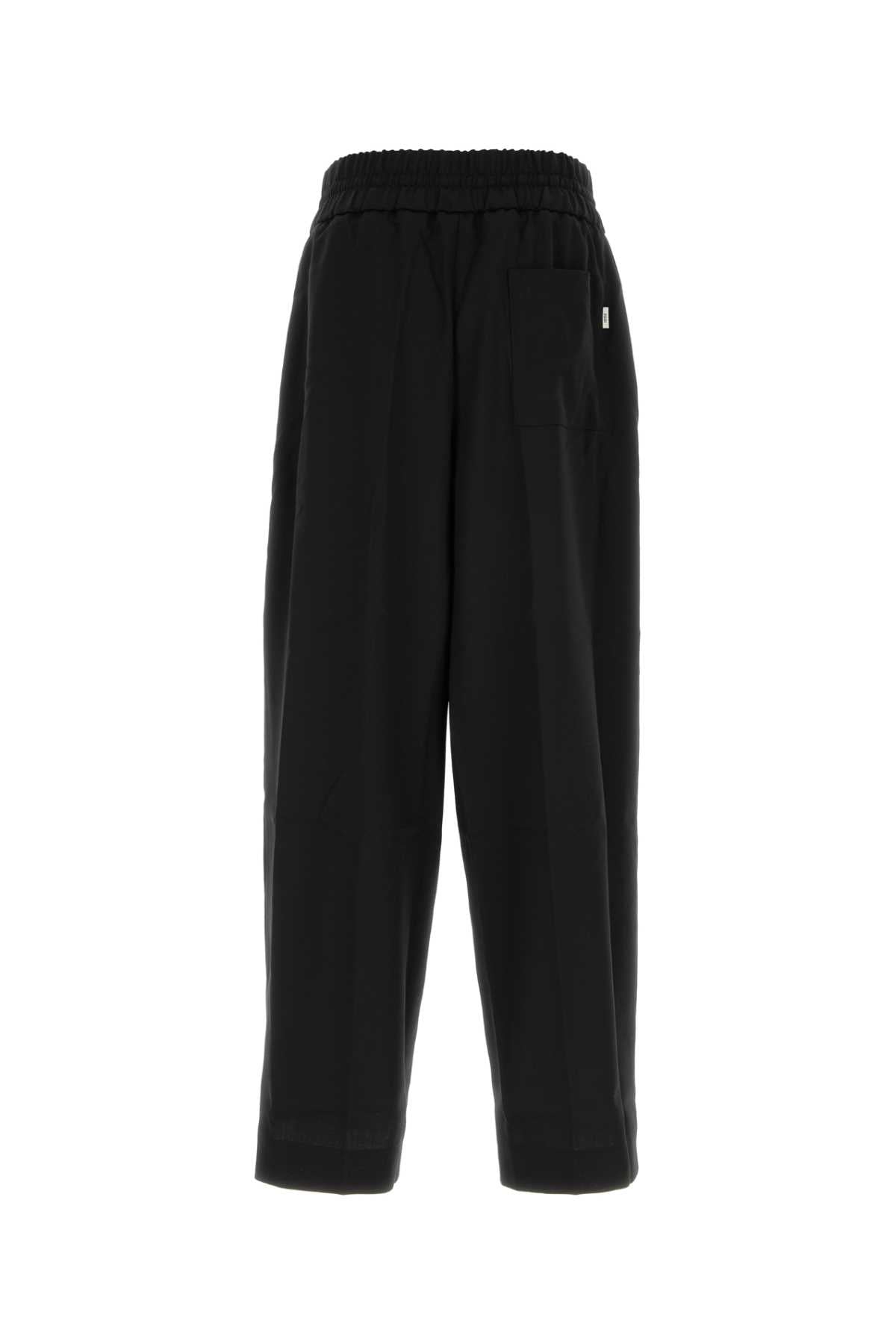 Ami Men Black Wool Pant AMI PARIS