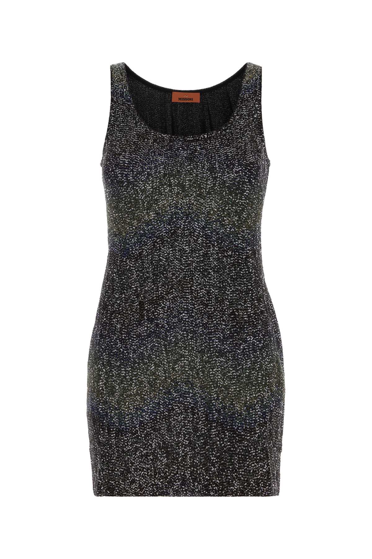 Missoni Women Embellished Nylon Blend Mini Dress MISSONI