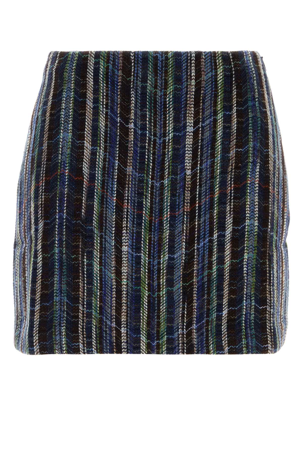 Missoni Women Embroidered Wool Blend Mini Skirt MISSONI