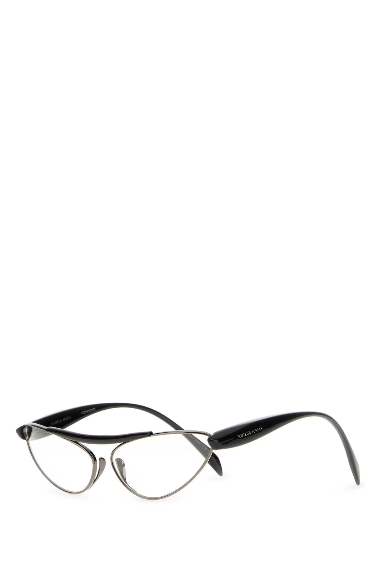 Bottega Veneta Women Black Acetate And Metal Glasses BOTTEGA VENETA