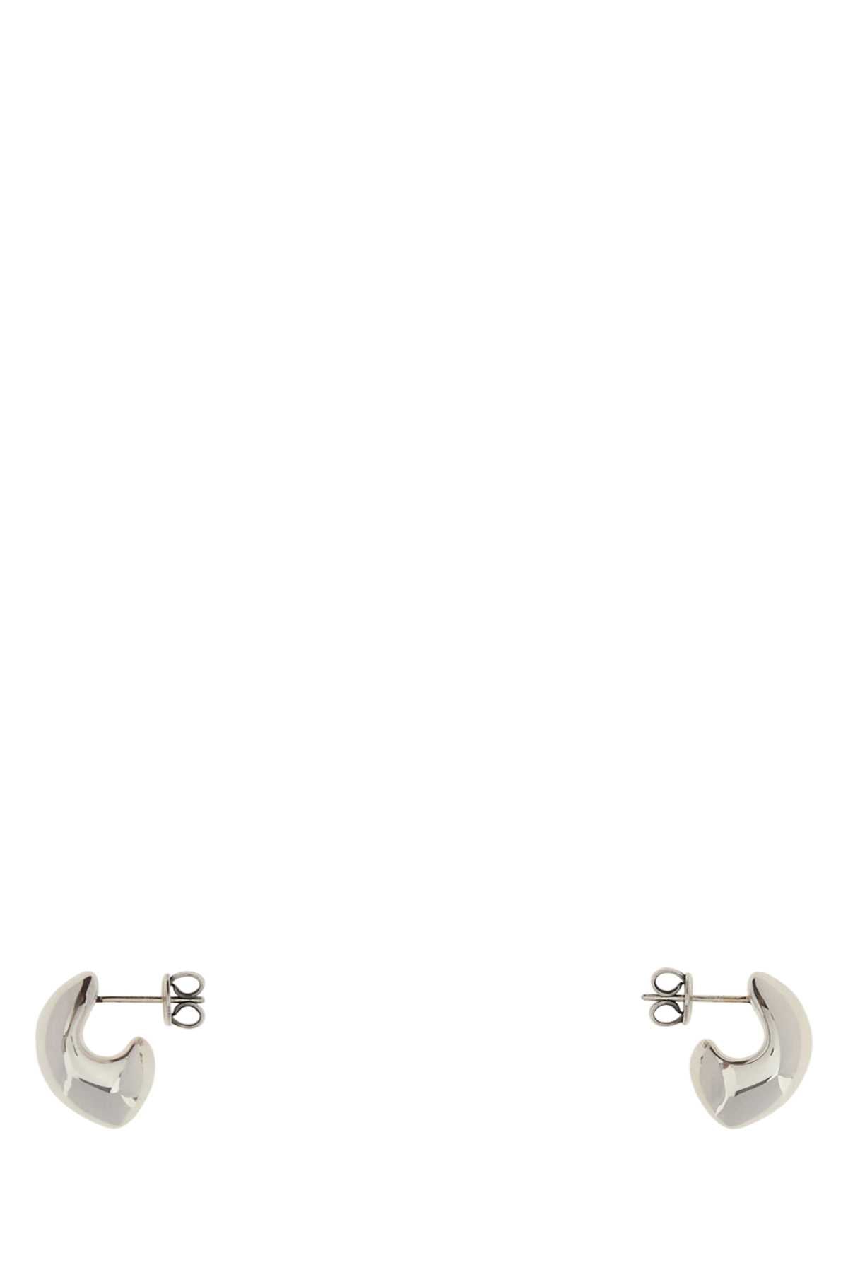 Bottega Veneta Women Silver Metal Earrings BOTTEGA VENETA