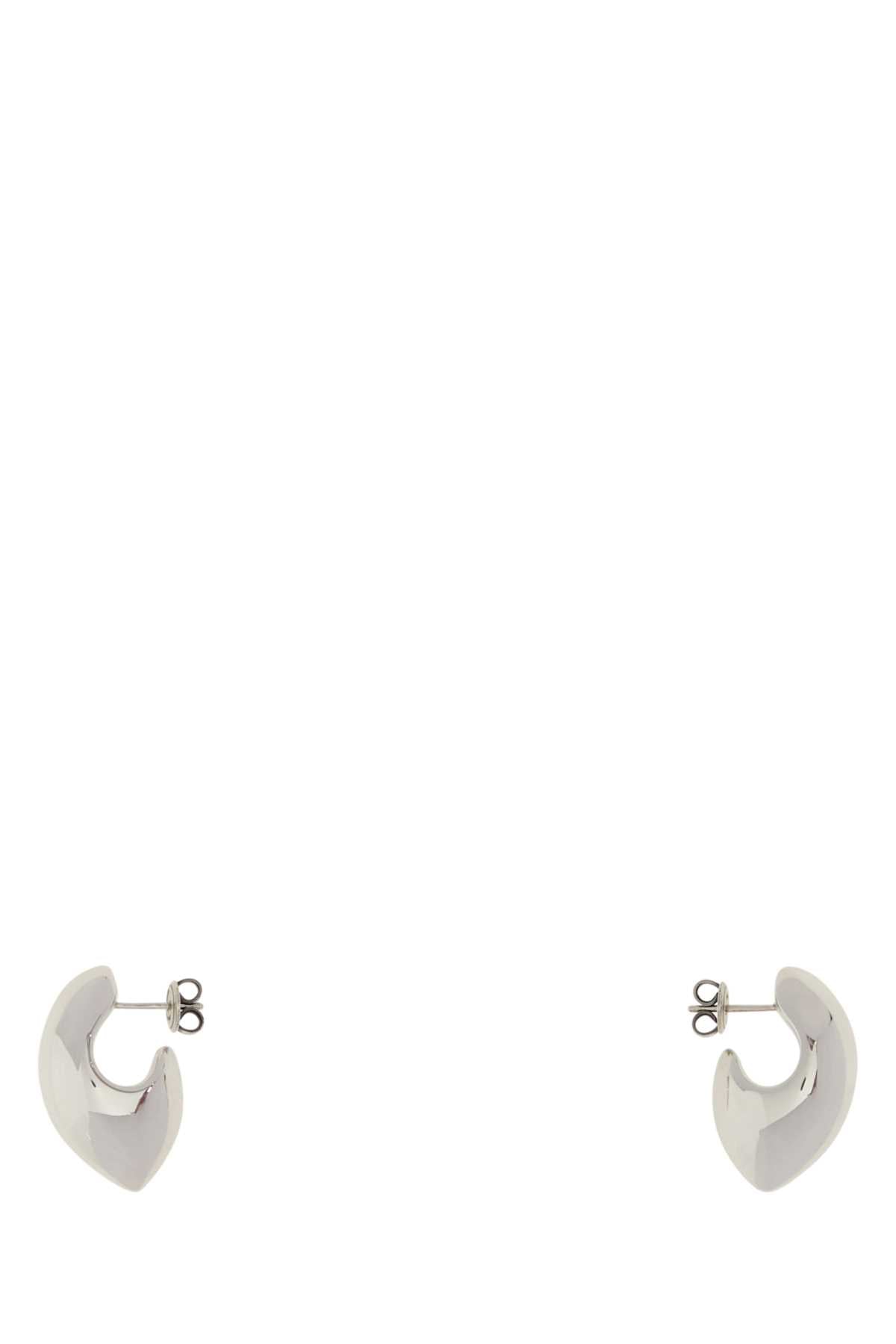 Bottega Veneta Women Silver Metal Earrings BOTTEGA VENETA
