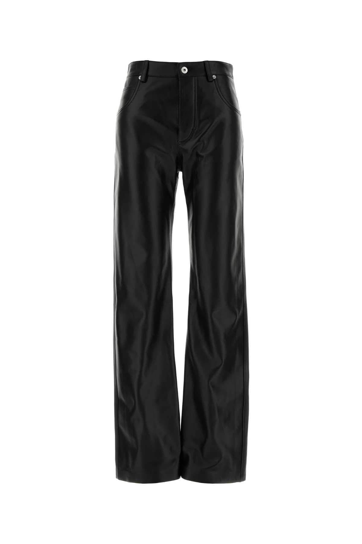 Bottega Veneta Women Black Leather Pant BOTTEGA VENETA