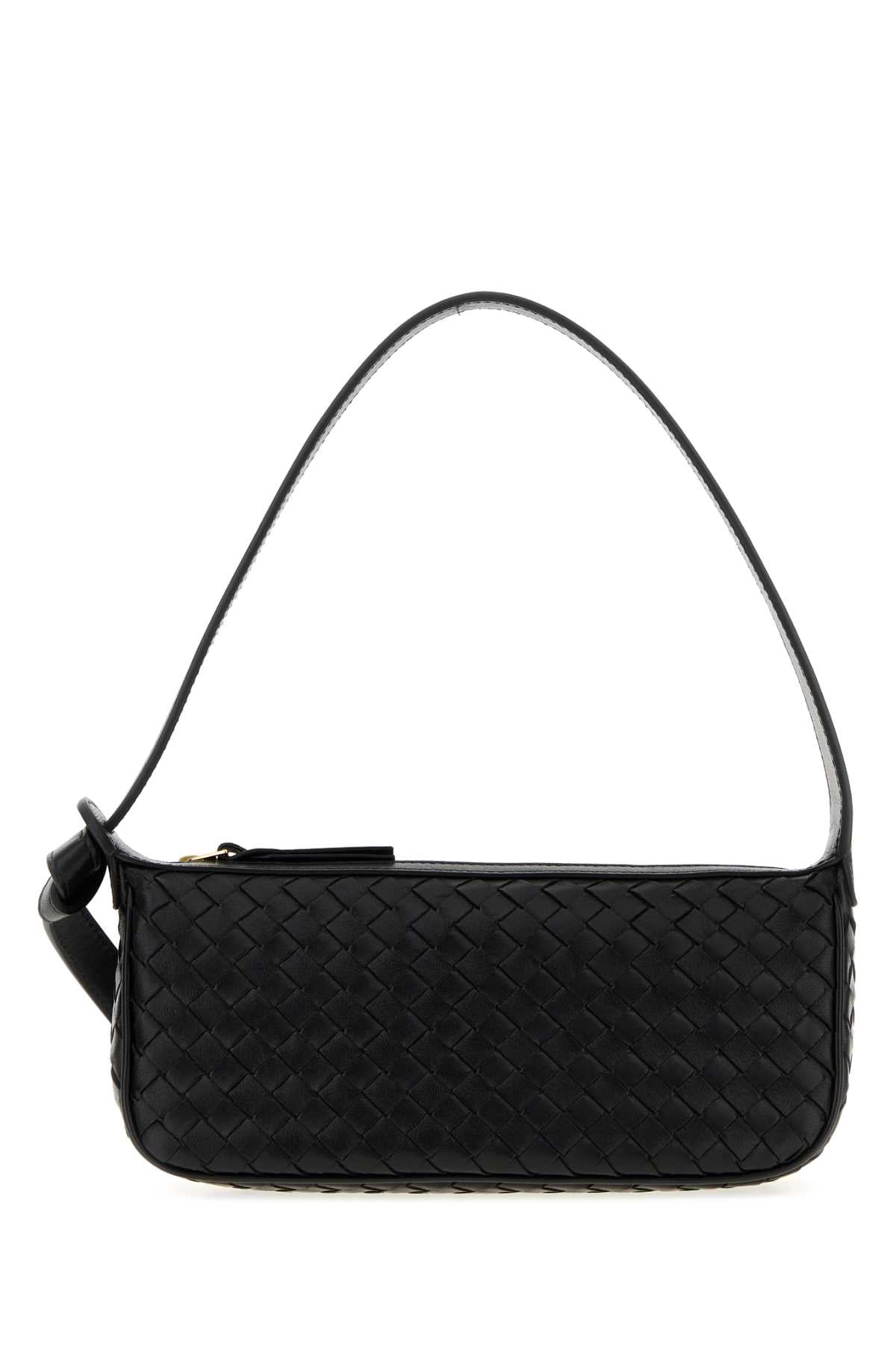 Bottega Veneta Women Black Leather Nodo Shoulder Bag BOTTEGA VENETA