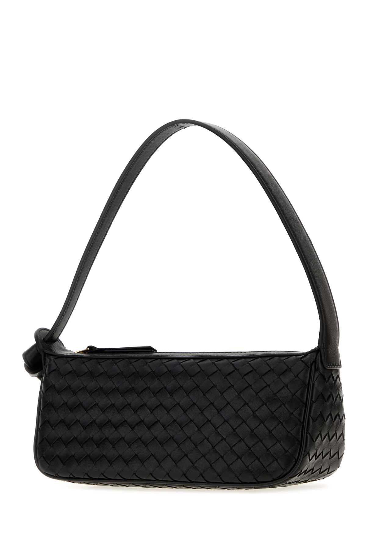 Bottega Veneta Women Black Leather Nodo Shoulder Bag BOTTEGA VENETA