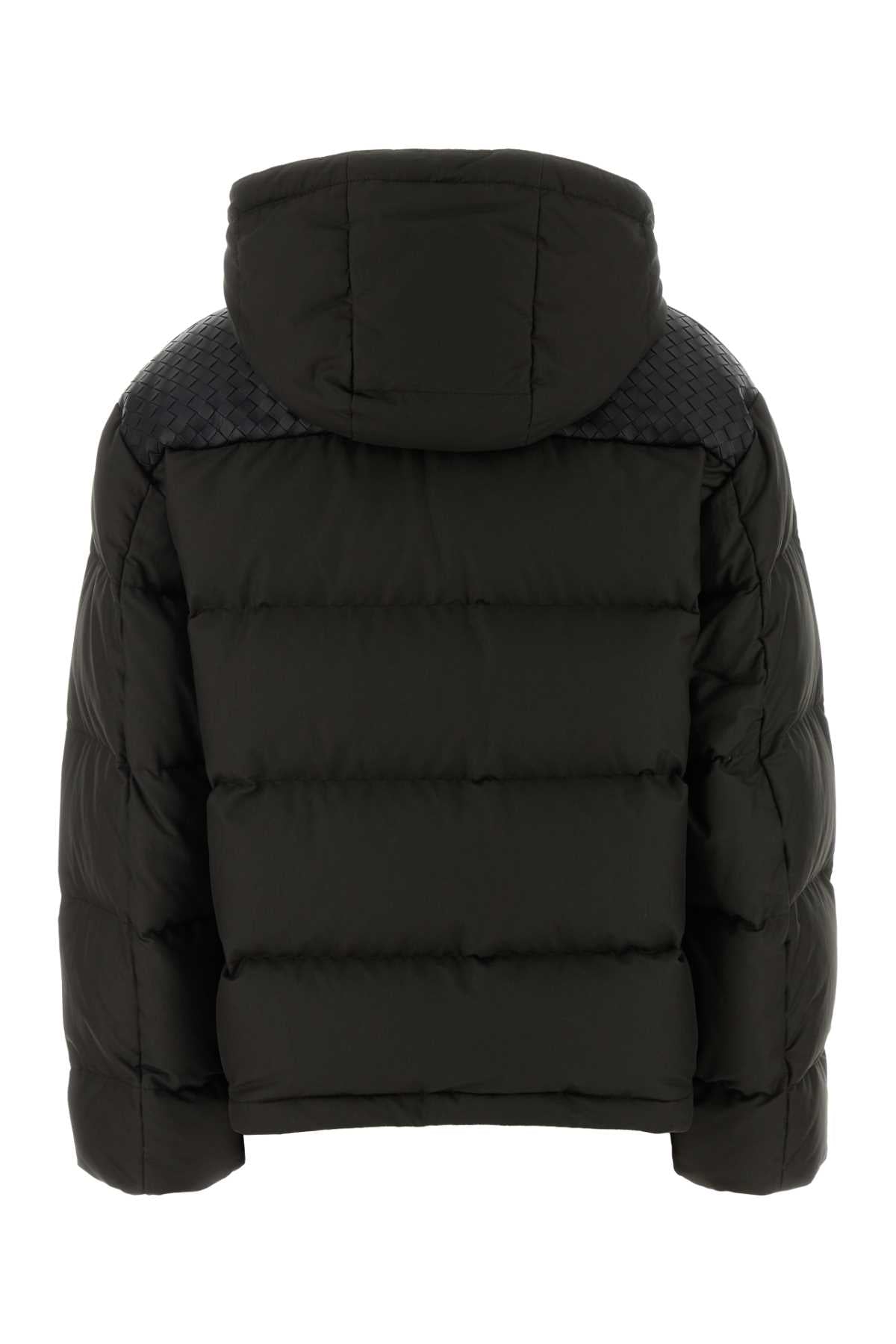 Bottega Veneta Women Black Cotton Blend Down Jacket BOTTEGA VENETA