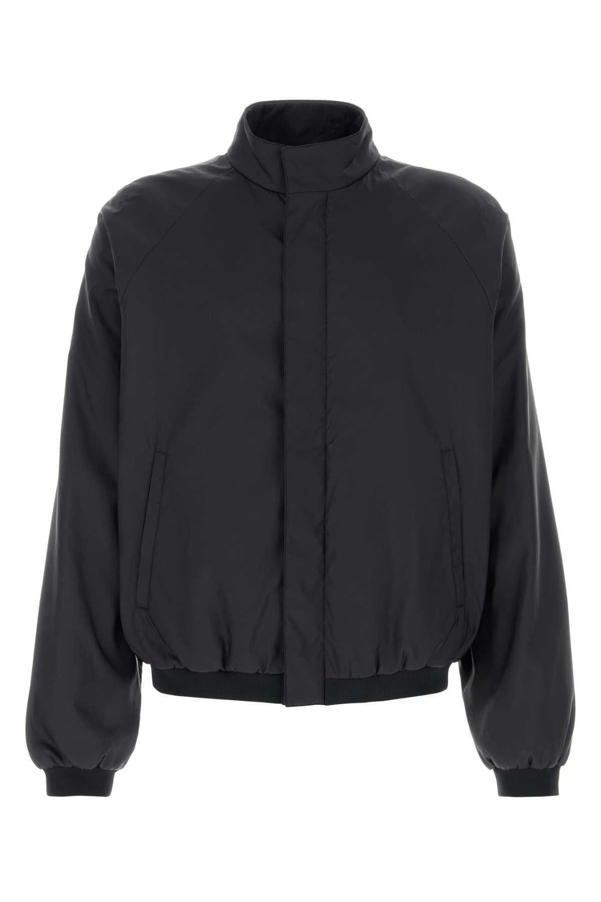 Gucci Men Midnight Blue Nylon Bomber Jacket GUCCI