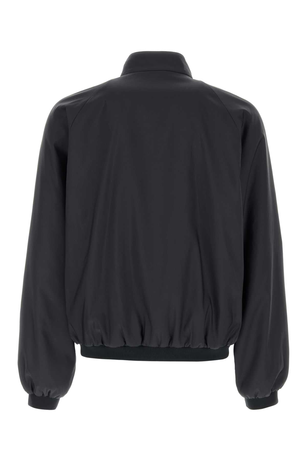 Gucci Men Midnight Blue Nylon Bomber Jacket GUCCI