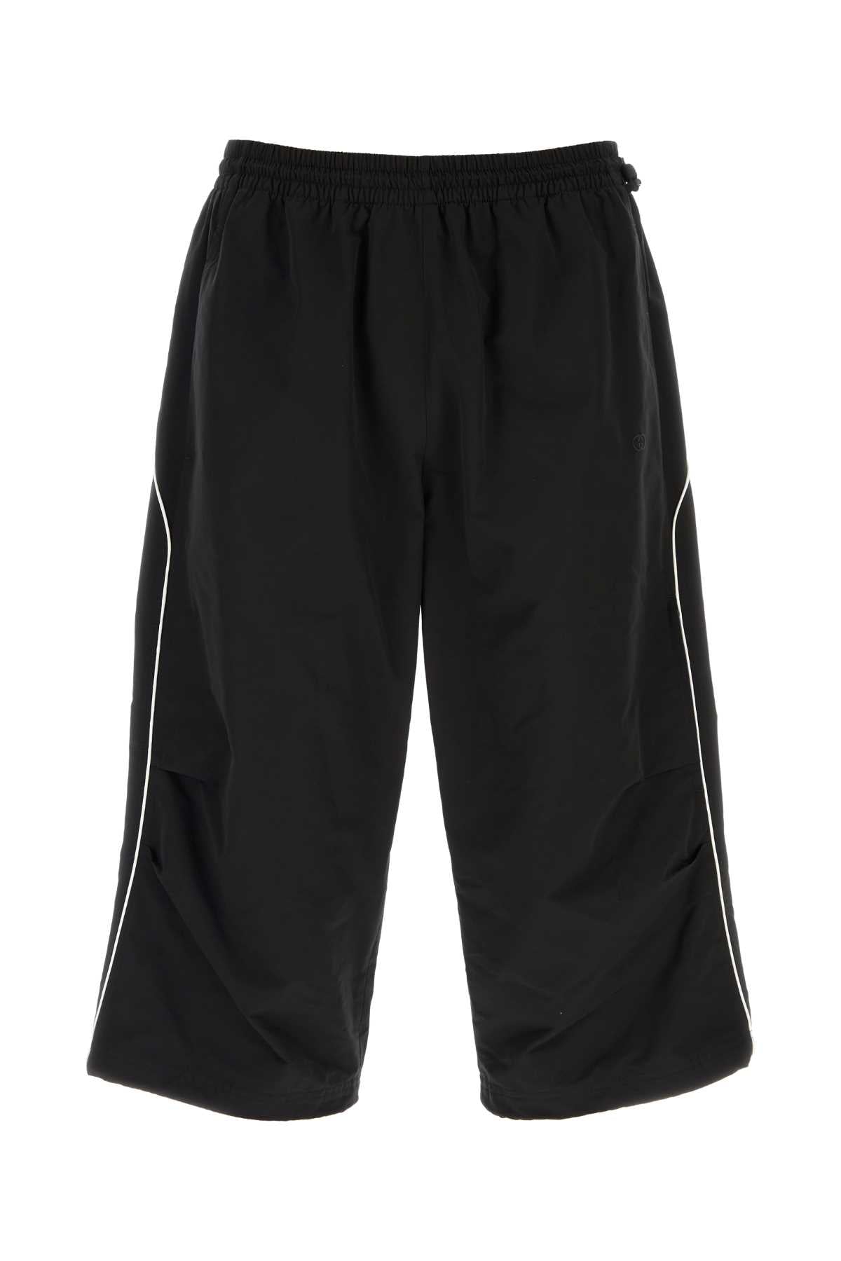 Gucci Men Black Cotton Blend Bermuda Shorts GUCCI