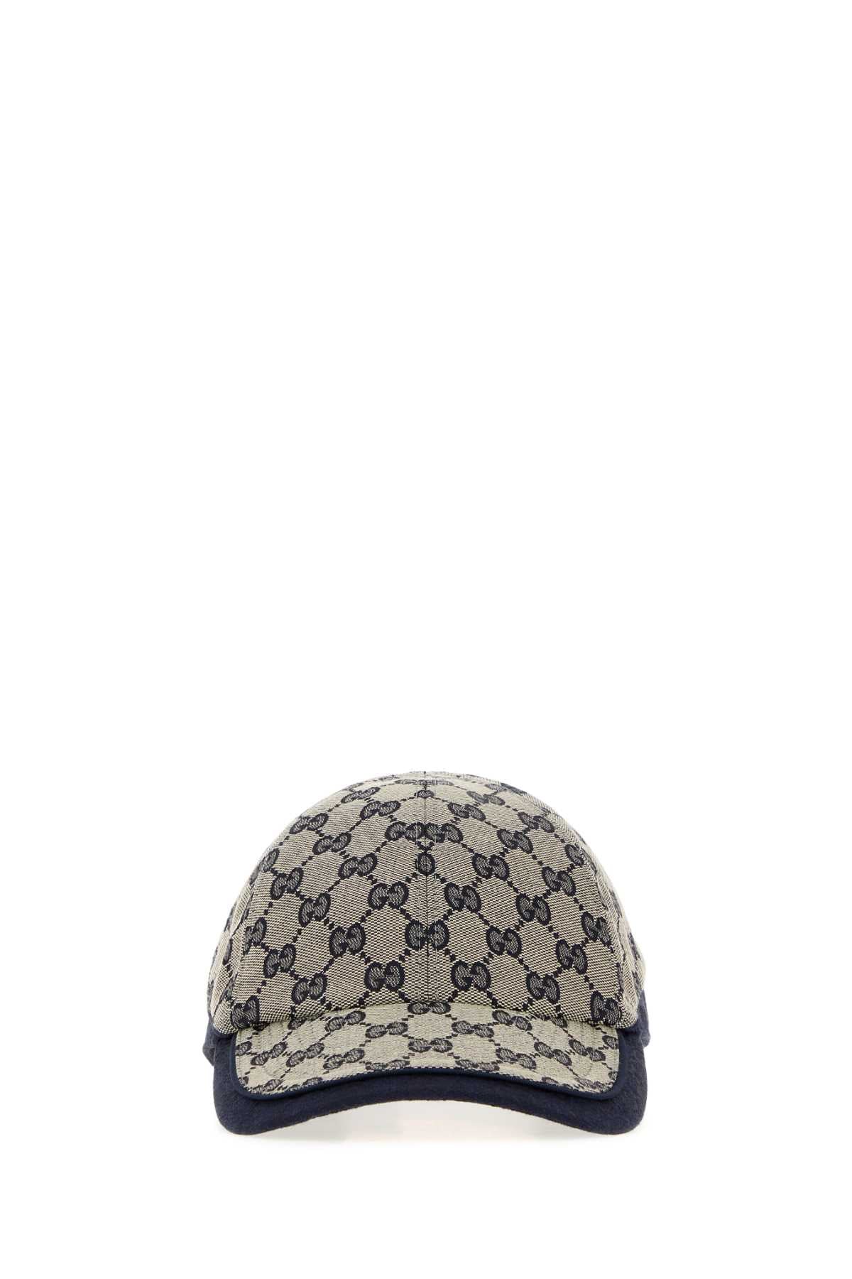 Gucci Men Two-Tone Gg Fabric Baseball Cap GUCCI