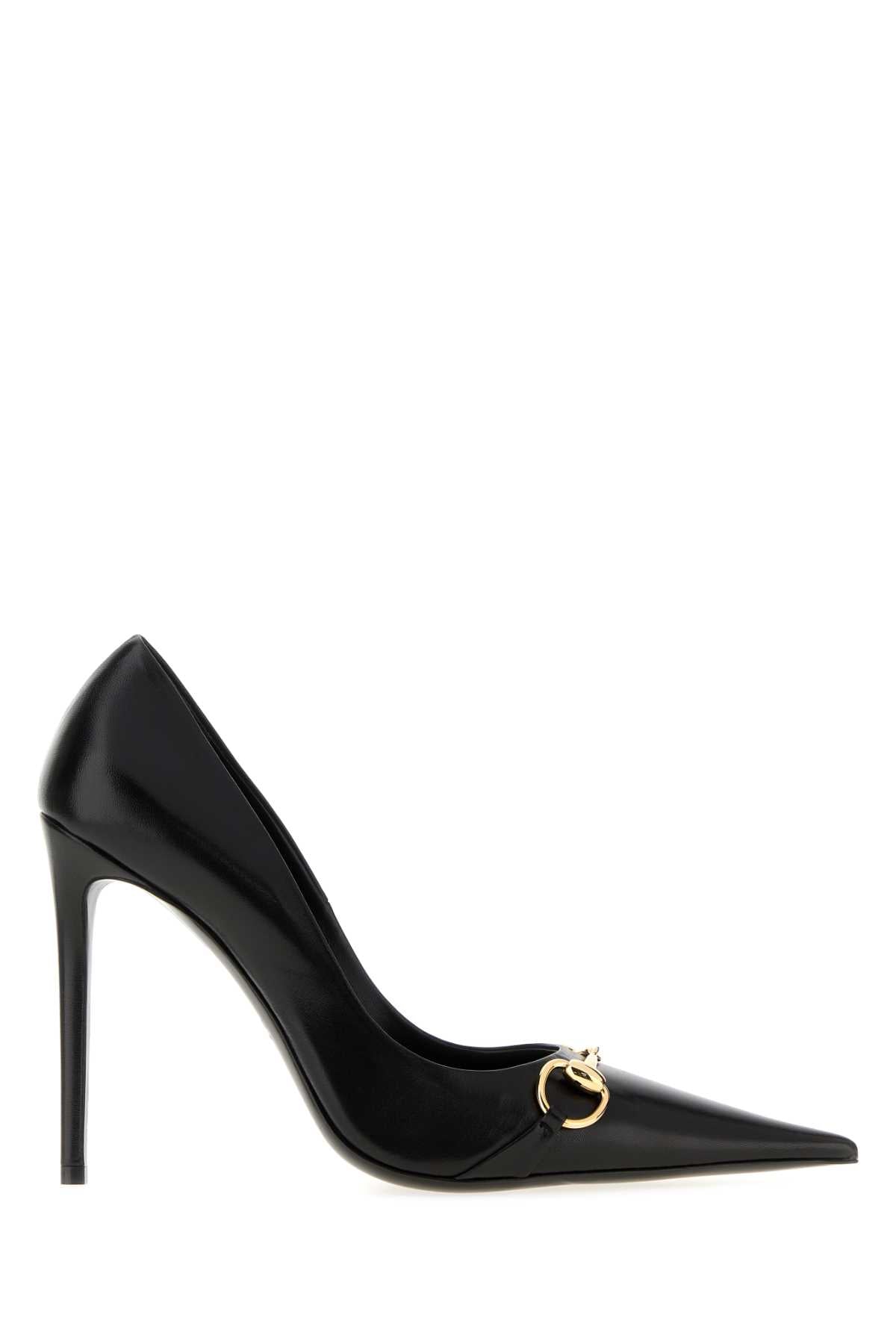 Gucci Women Black Leather Pumps GUCCI