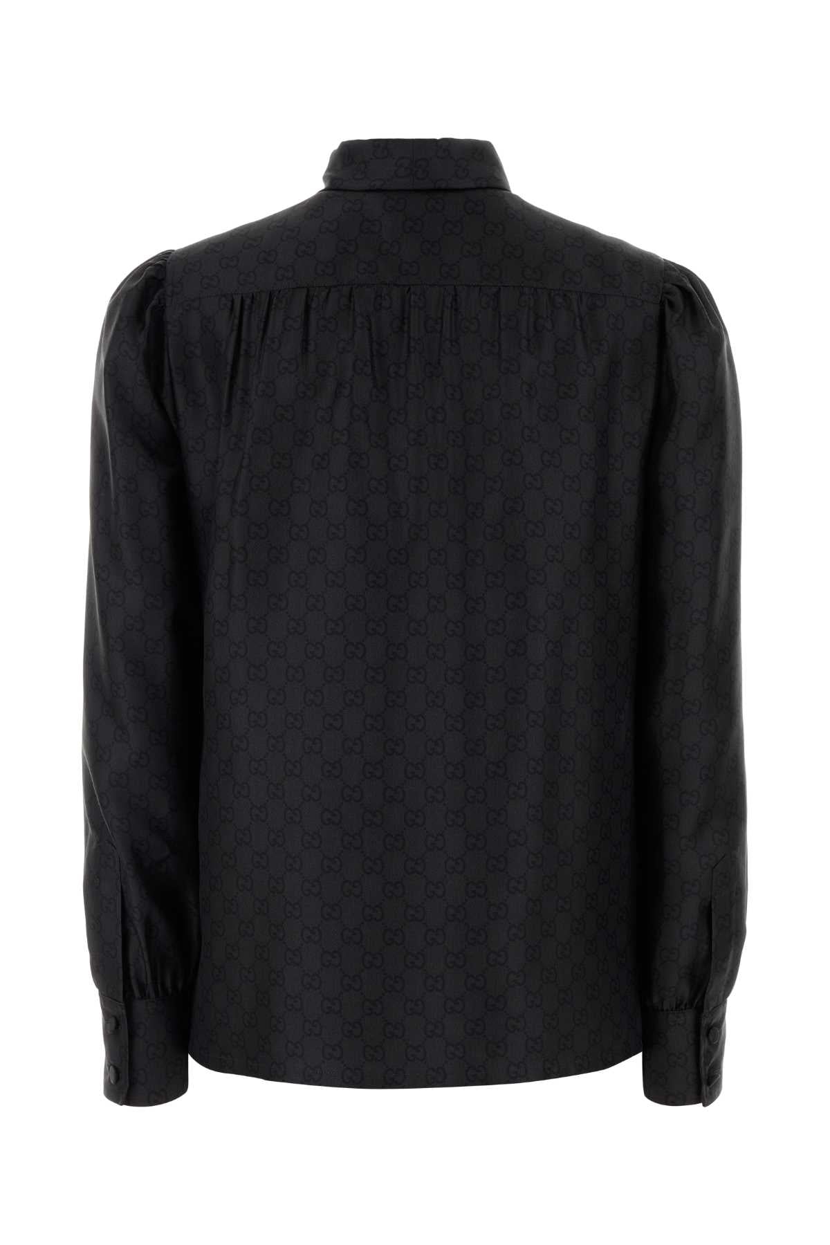 Gucci Women Black Twill Shirt GUCCI