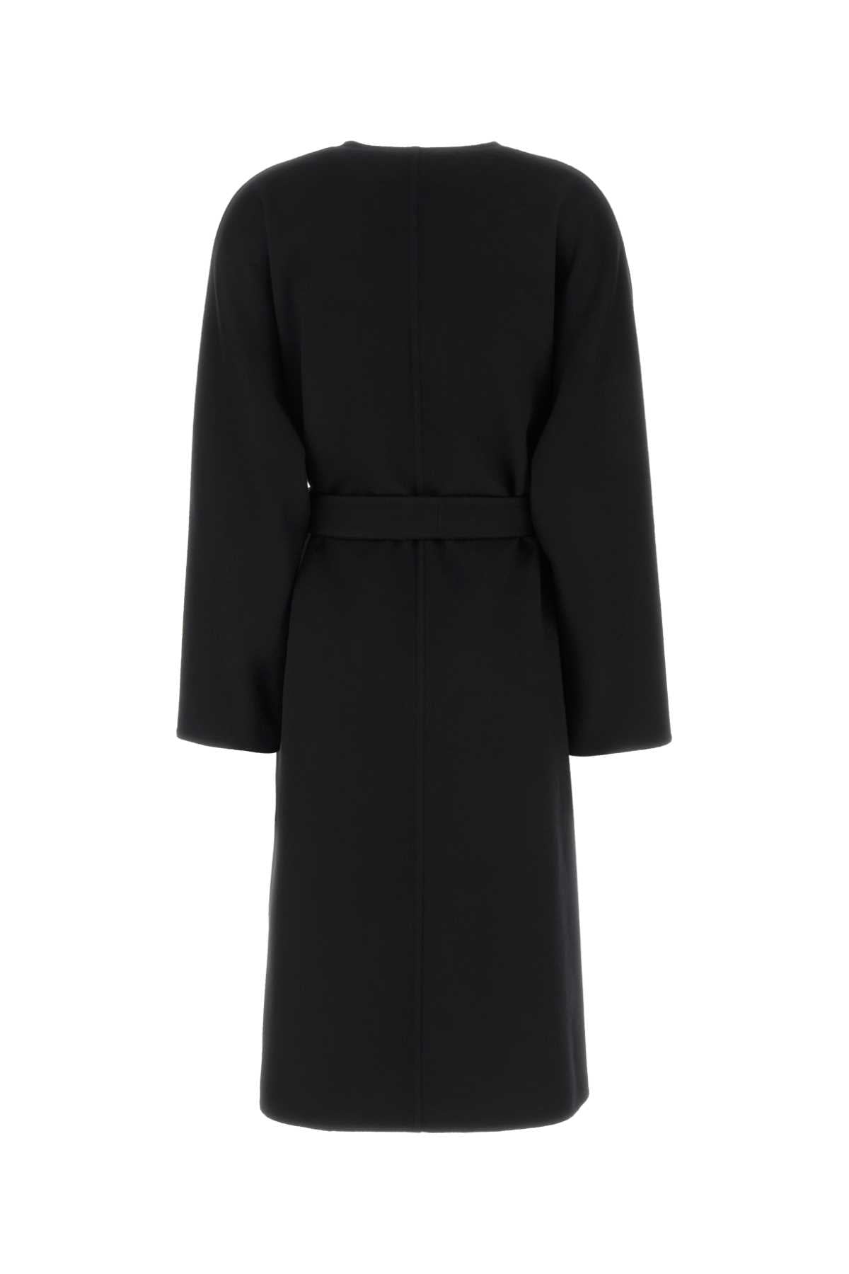Gucci Women Black Wool Blend Coat GUCCI