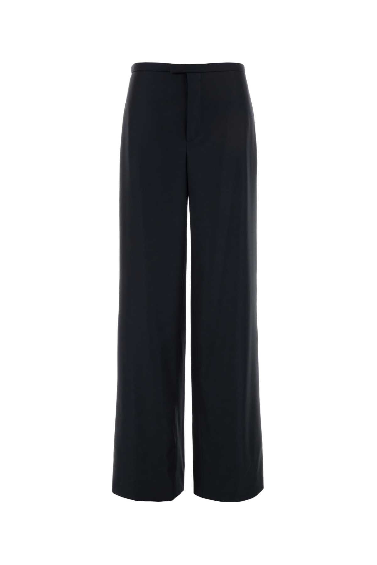 Gucci Women Midnight Blue Wool Palazzo Pant GUCCI