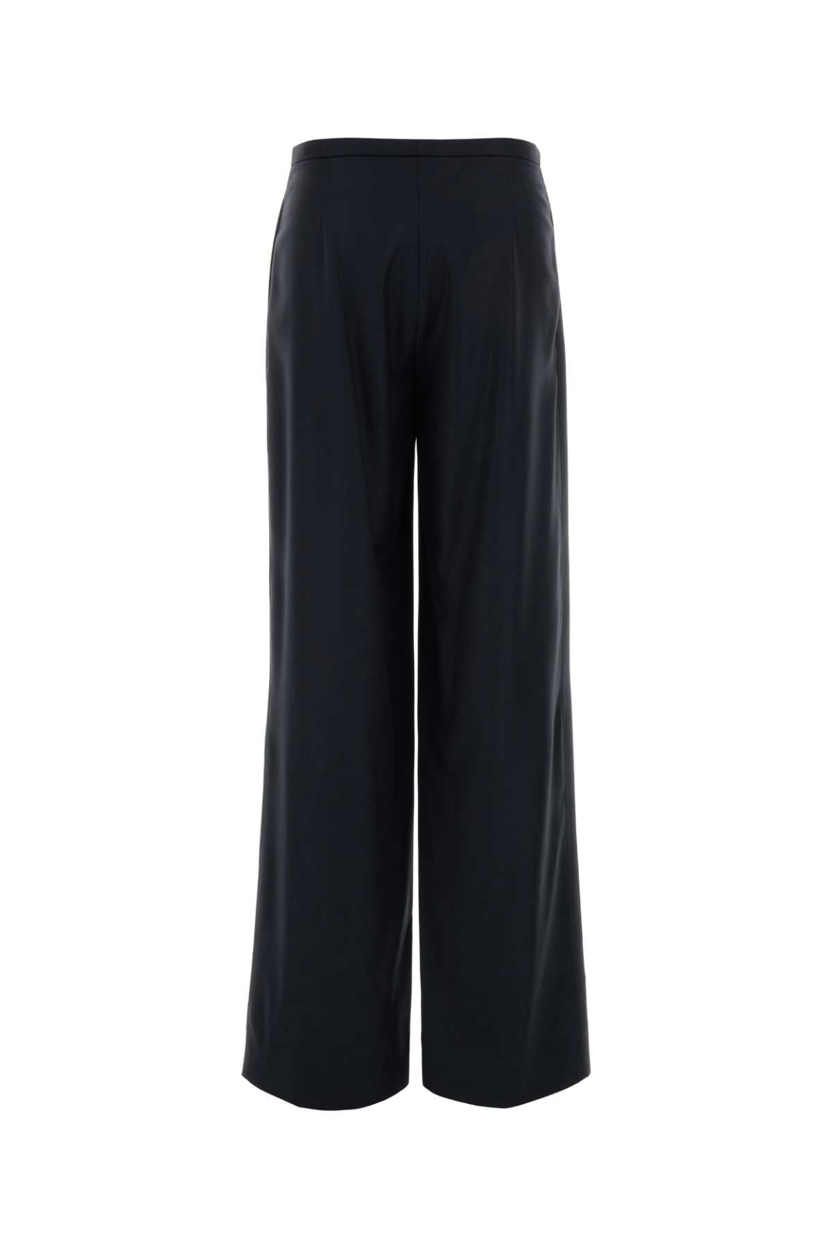 Gucci Women Midnight Blue Wool Palazzo Pant GUCCI