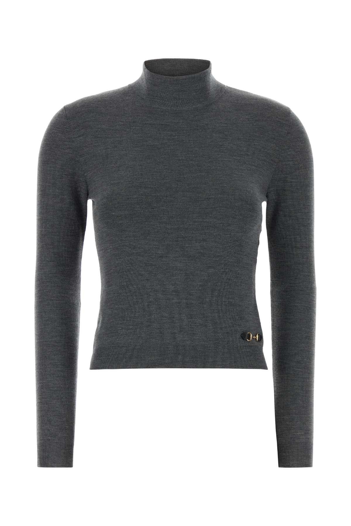 Gucci Women Grey Wool Sweater GUCCI