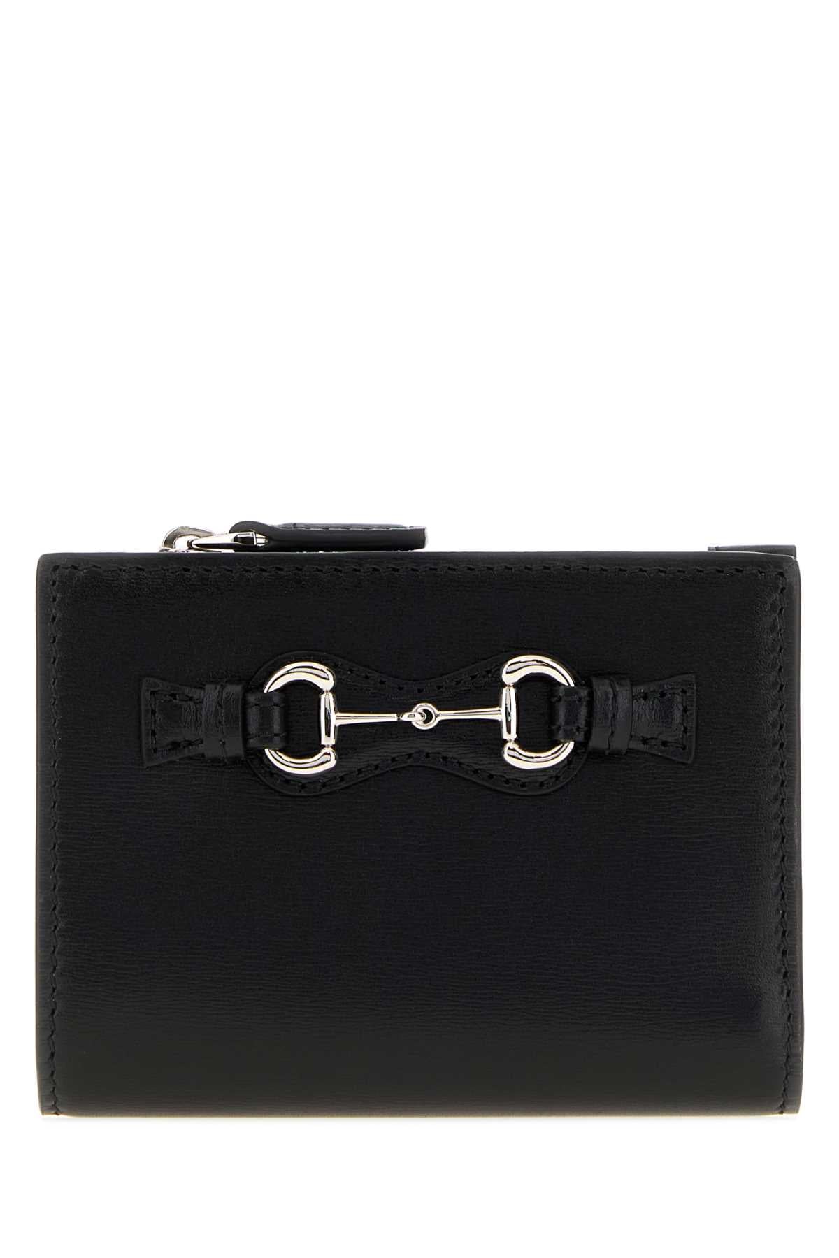 Gucci Women Black Leather Wallet GUCCI