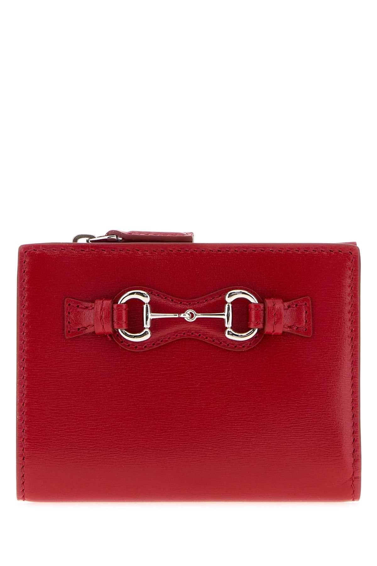 Gucci Women Red Leather Wallet GUCCI