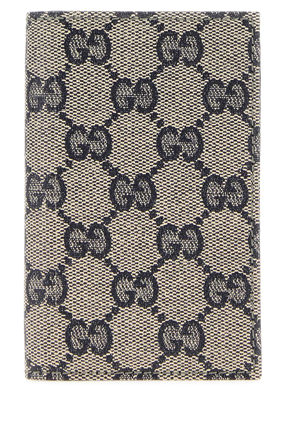 Gucci Men Gg Canvas Gucci Essence Classic Card Holder GUCCI