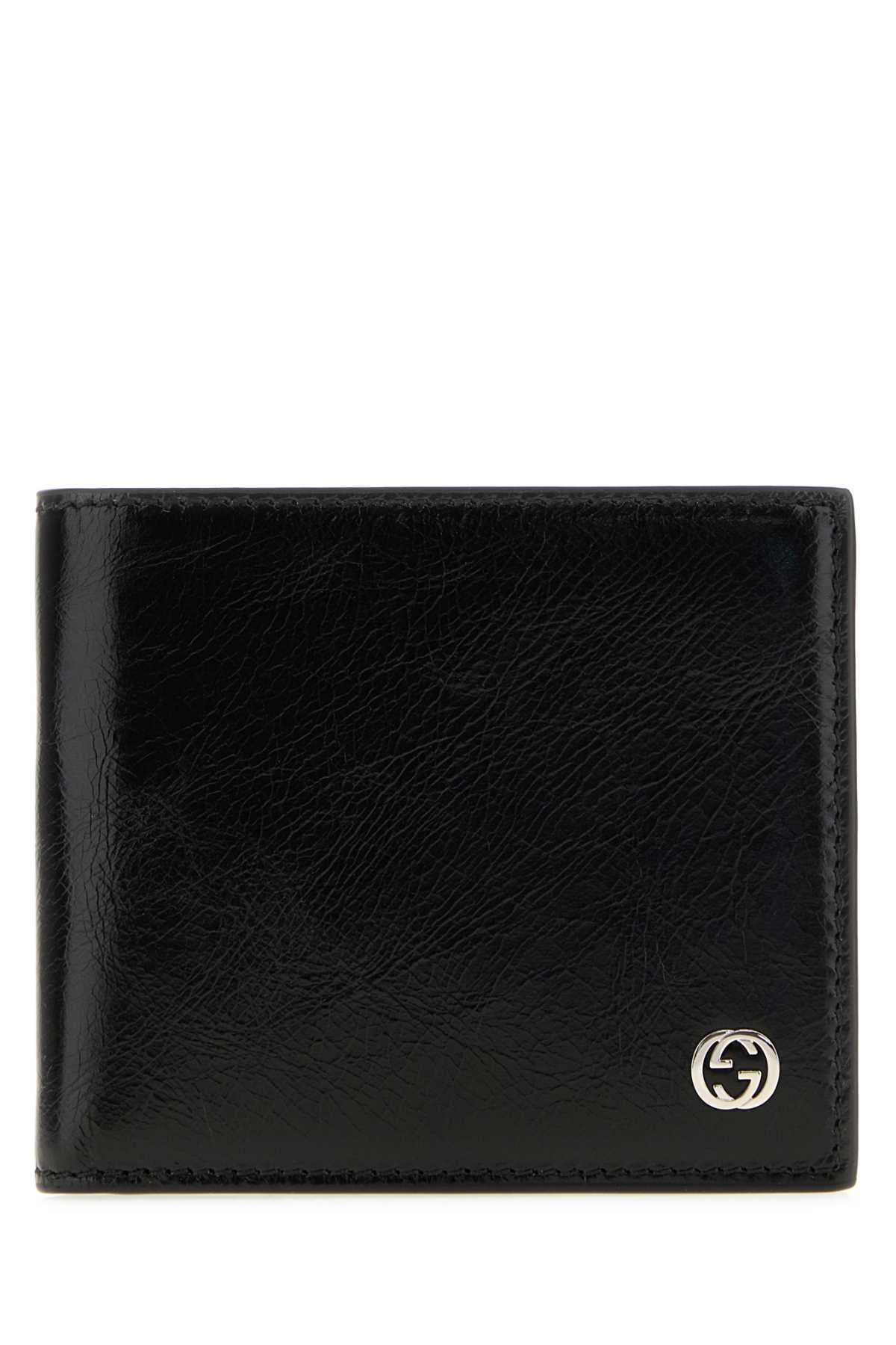 Gucci Men Black Leather Wallet GUCCI