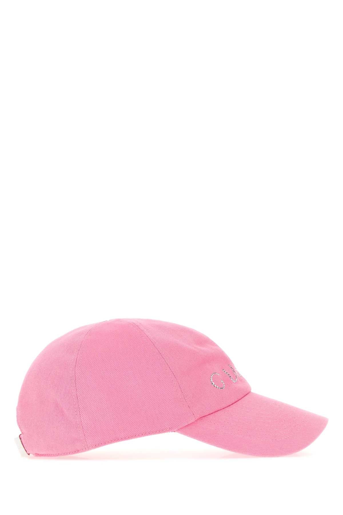 Gucci Women Pink Cotton Baseball Cap GUCCI