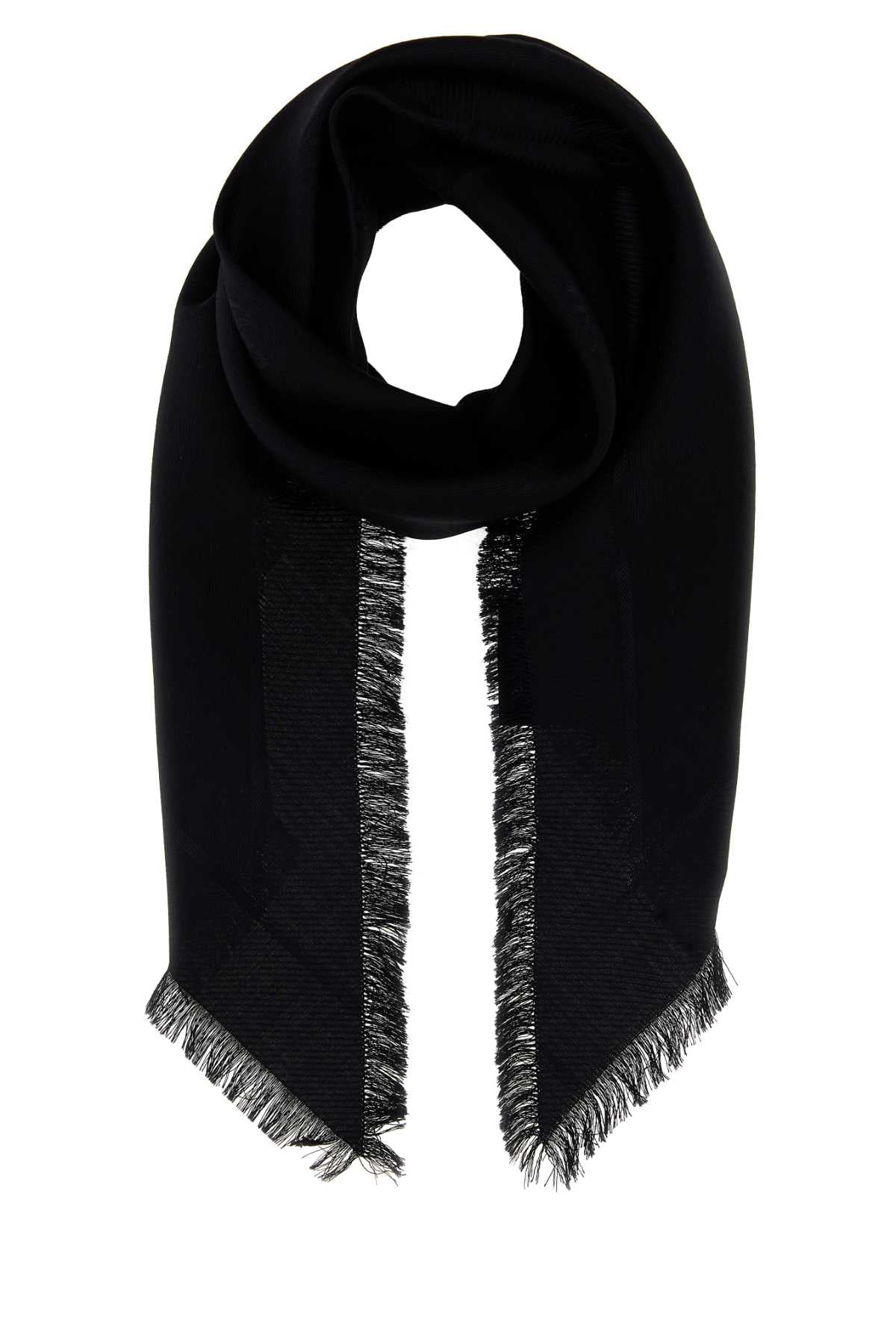 Gucci Women Black Silk Blend Foulard GUCCI