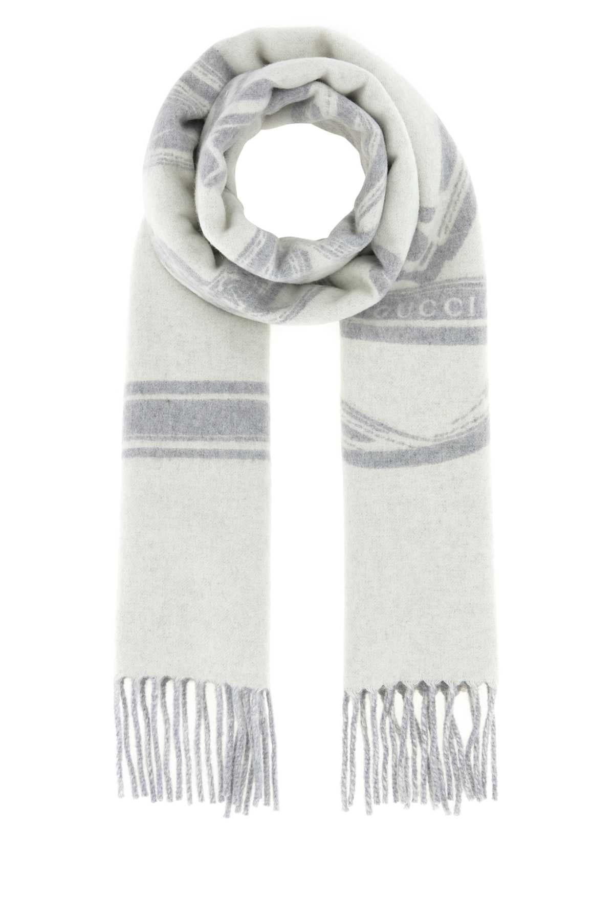 Gucci Women Printed Wool Blend Scarf GUCCI