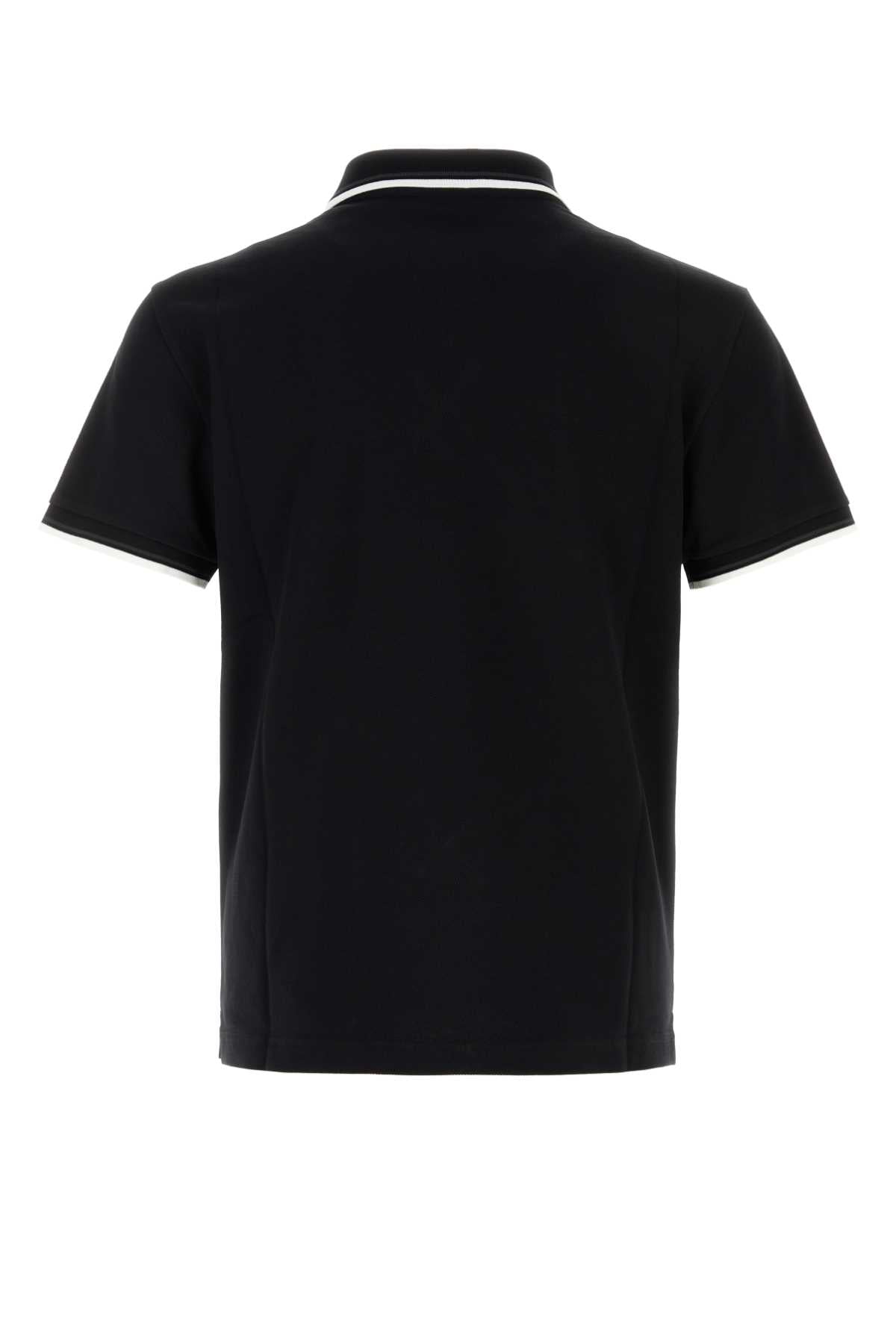 Gucci Men Black Stretch Piquet Polo Shirt GUCCI