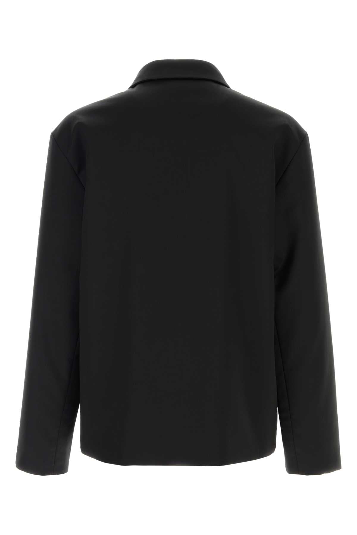 Gucci Men Black Wool Reversible Jacket GUCCI