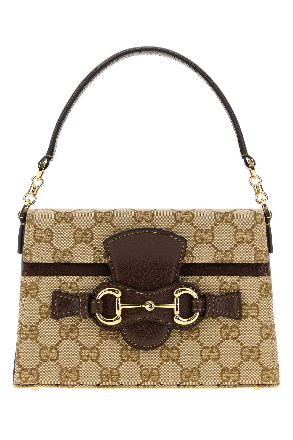 Gucci Women Gg Fabric Small Horsebit Duomo Handbag GUCCI
