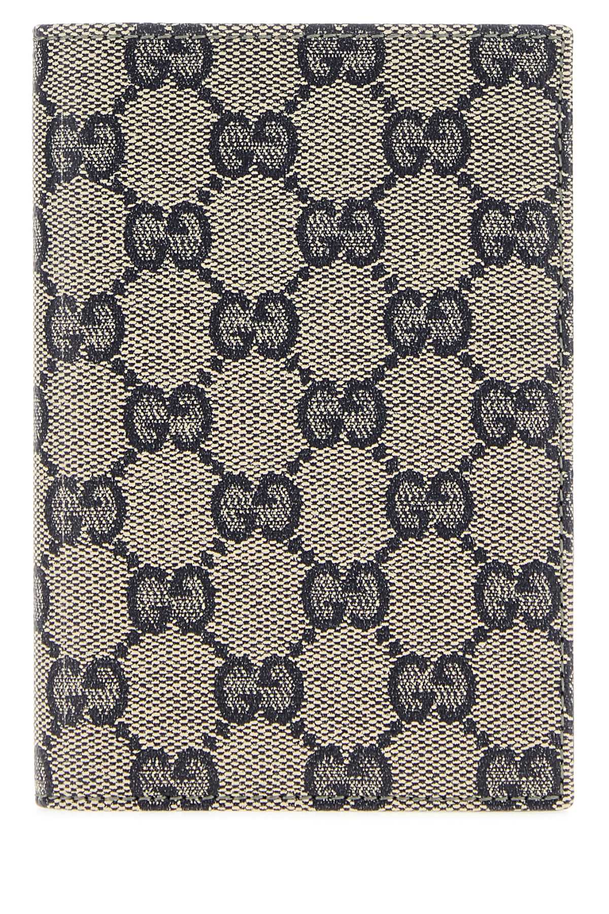 Gucci Men Gg Canvas Gucci Essence Classic Passport Holder GUCCI