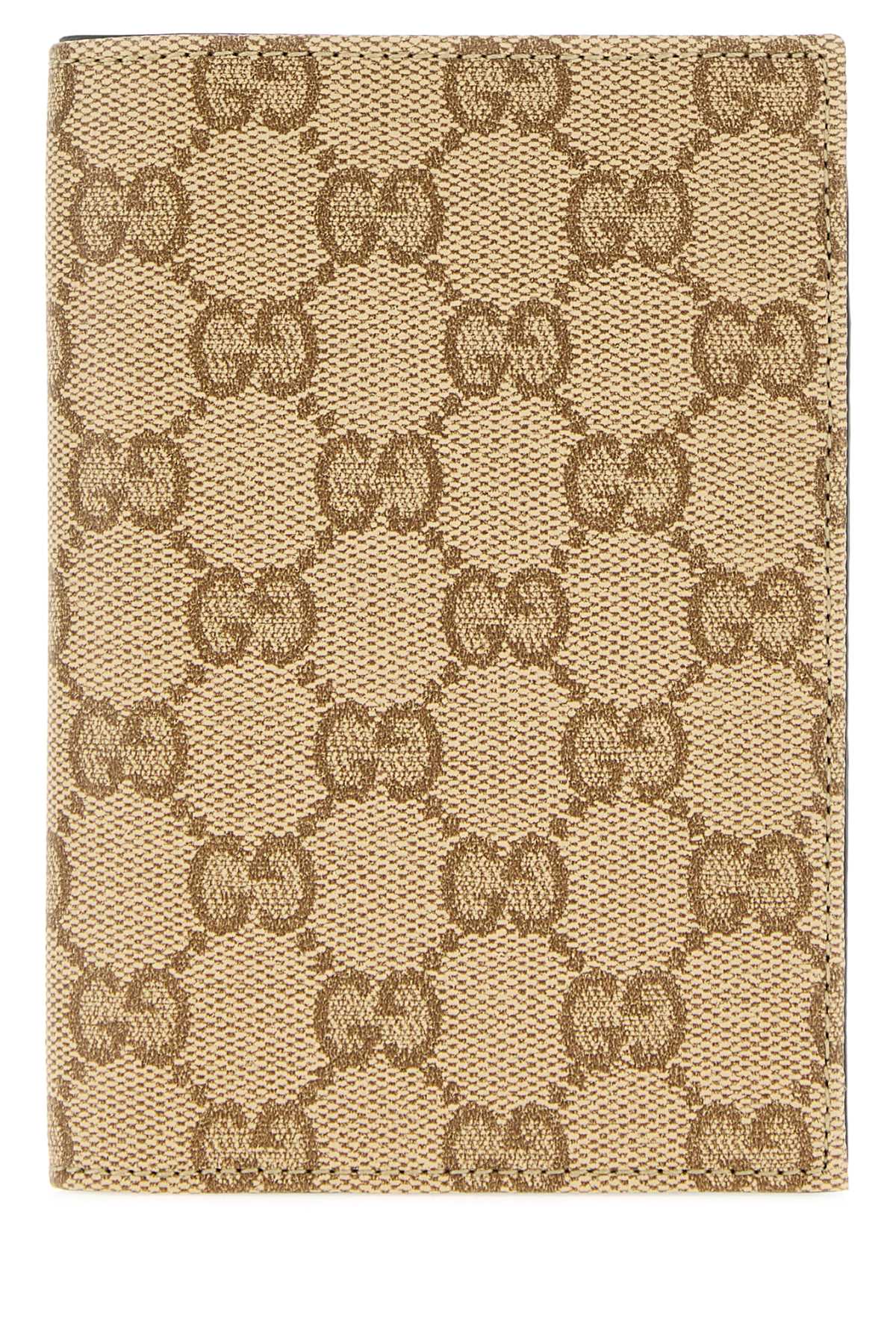 Gucci Men Gg Canvas Gucci Essence Classic Passport Holder GUCCI