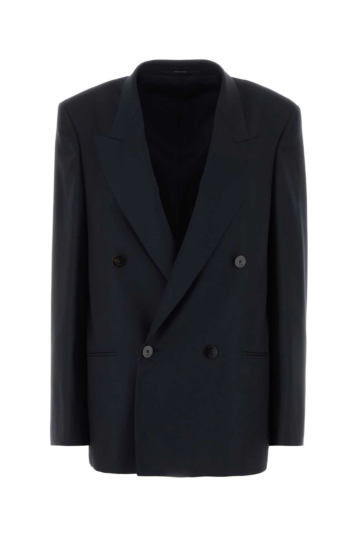Gucci Women Dark Blue Wool Blazer GUCCI